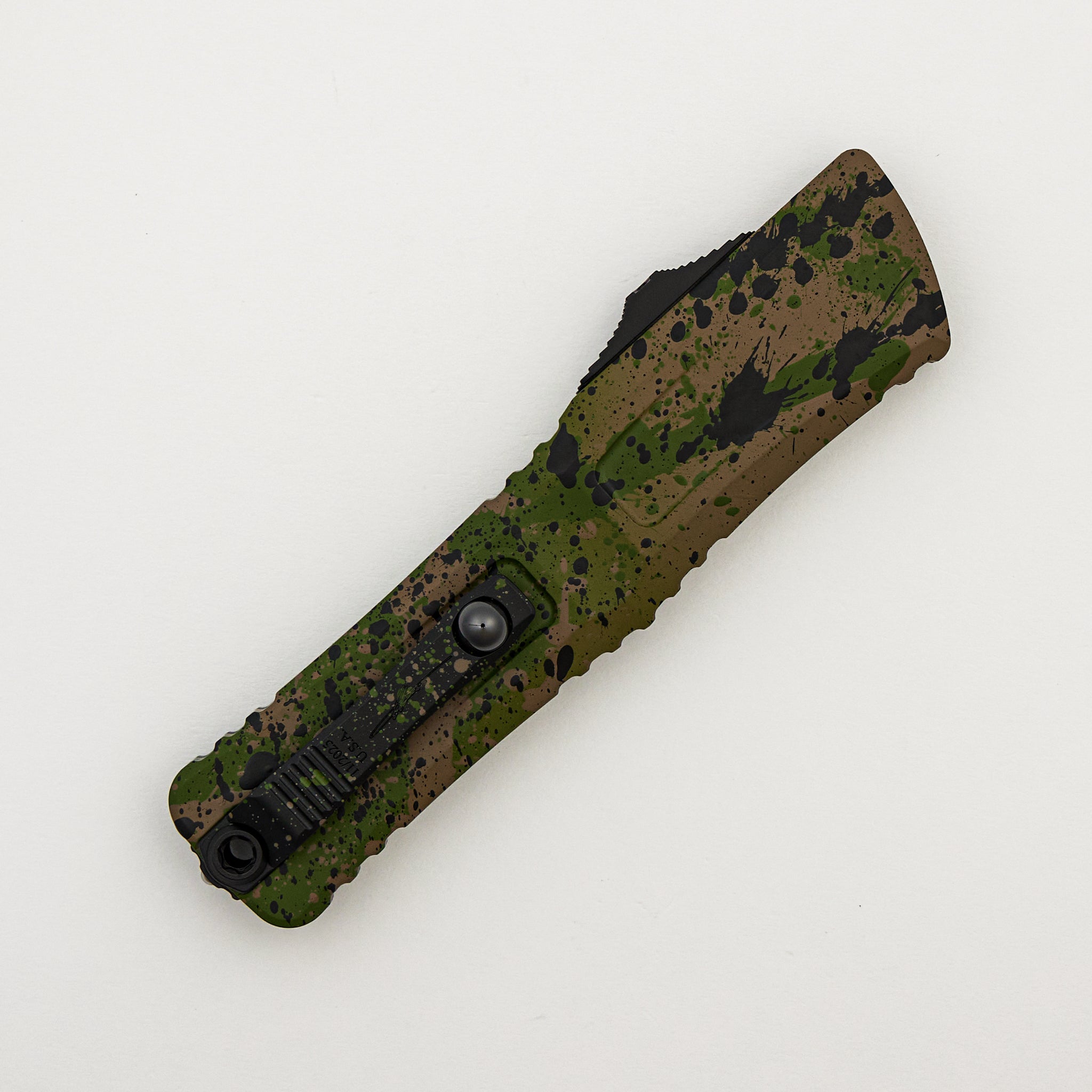 "Signature Series" Combat Troodon Bowie Gen III OD Green/Tan Black Splatter Standard 1146-1 ODTA BKSPLS