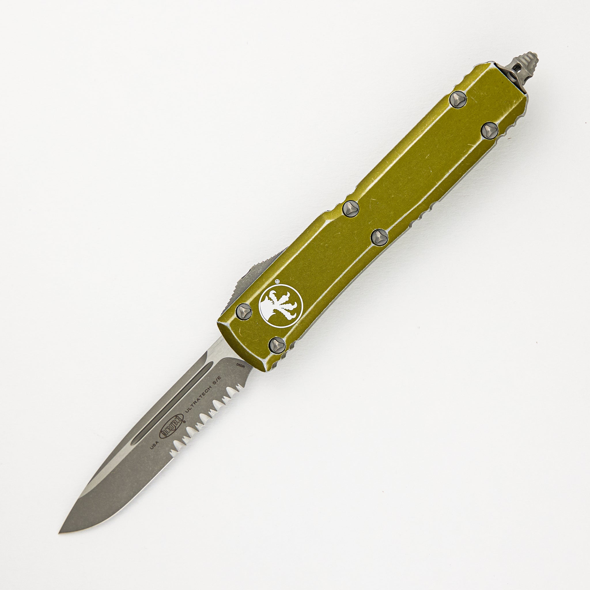 Ultratech S/E Distressed OD Green Apocalyptic Partial Serrated 121-11 DOD