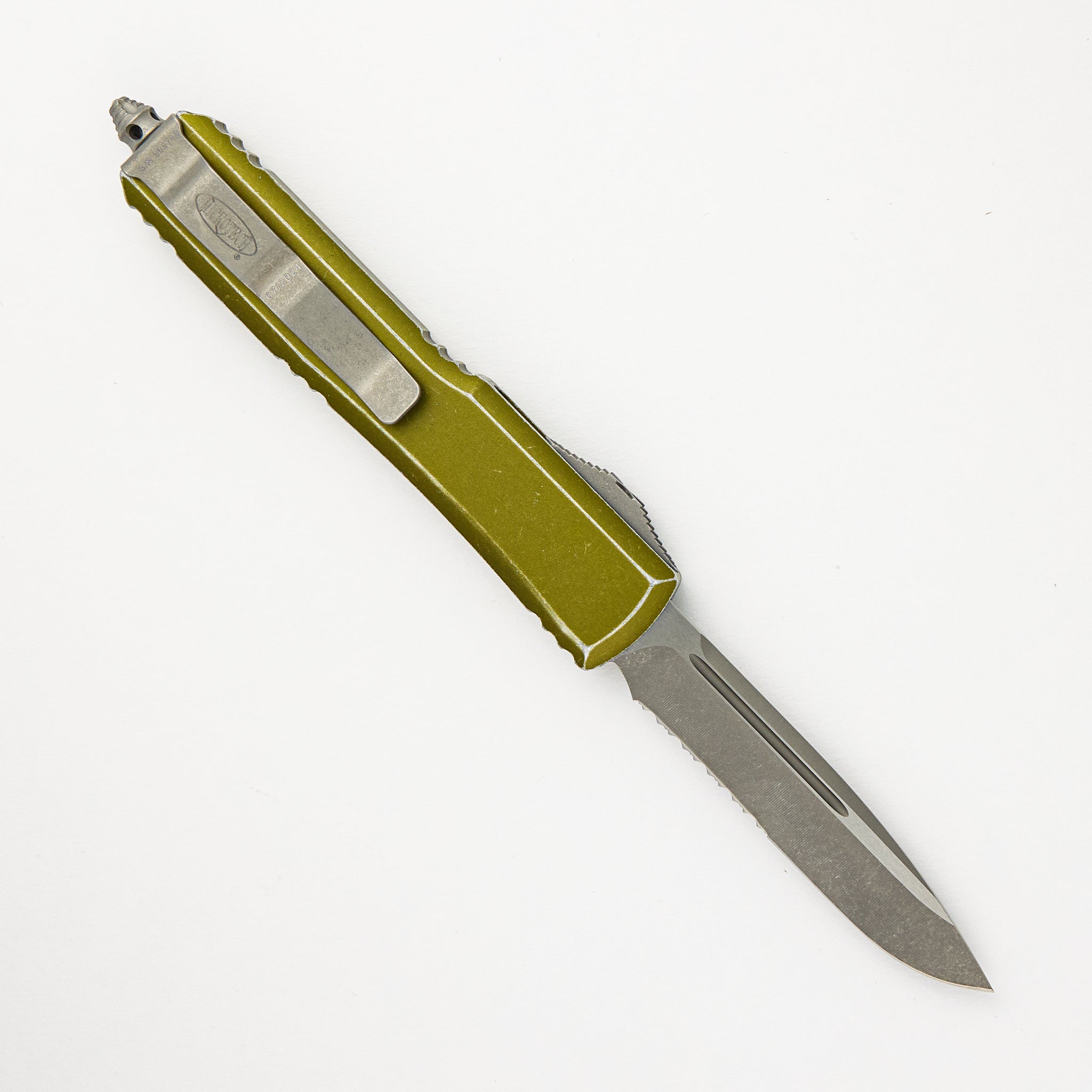 Ultratech S/E Distressed OD Green Apocalyptic Partial Serrated 121-11 DOD