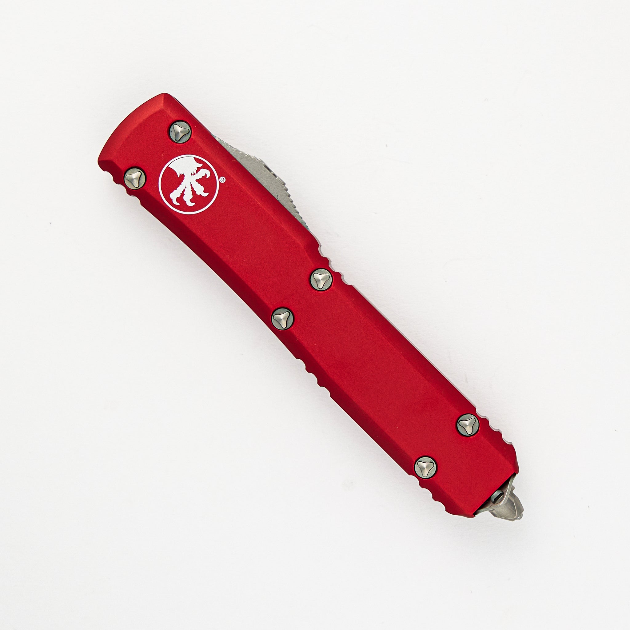 Ultratech D/E Red Stonewash Full Serrated 122-12 RD