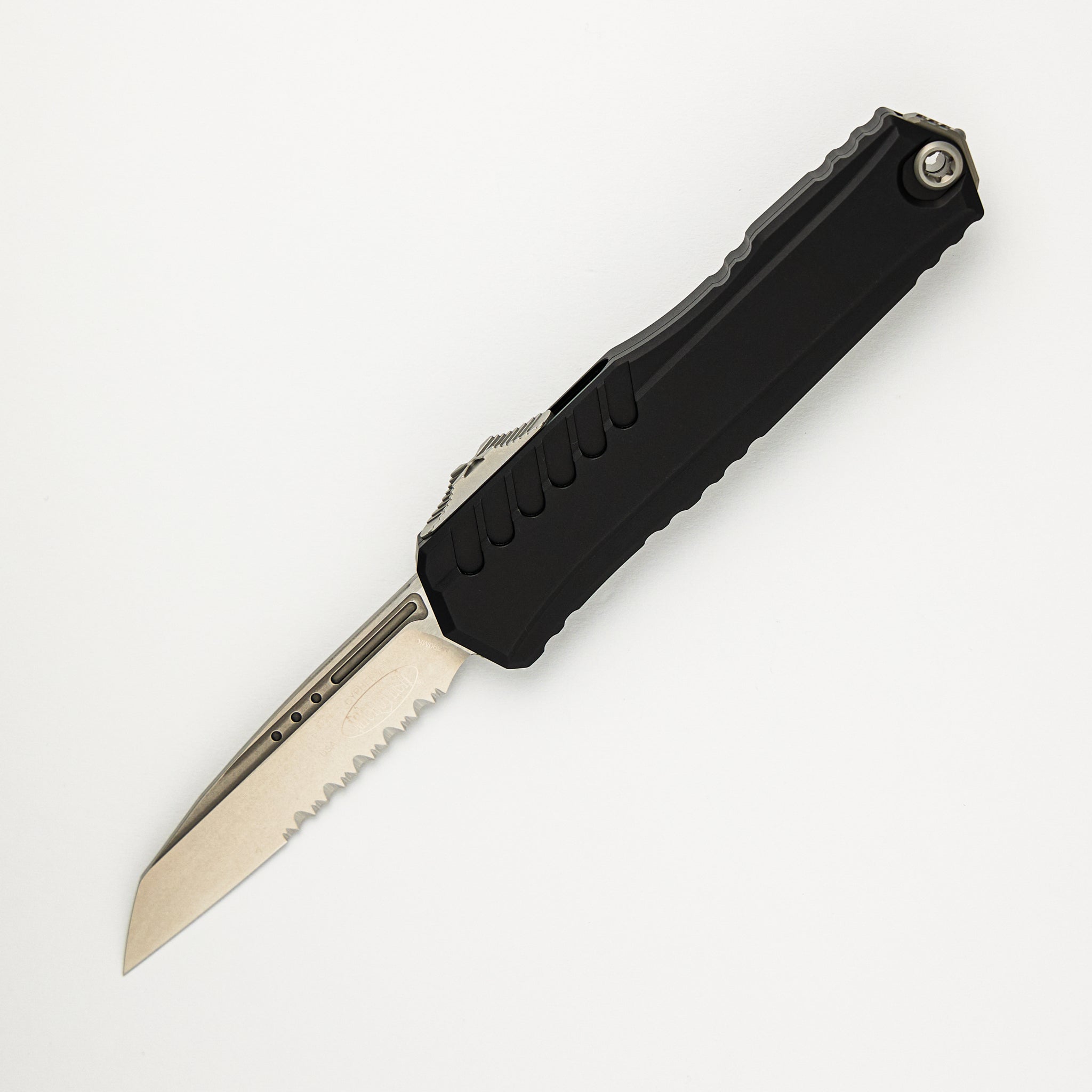 Cypher II S/E Wharncliffe Stonewash Partial Serrated Standard 1241-11