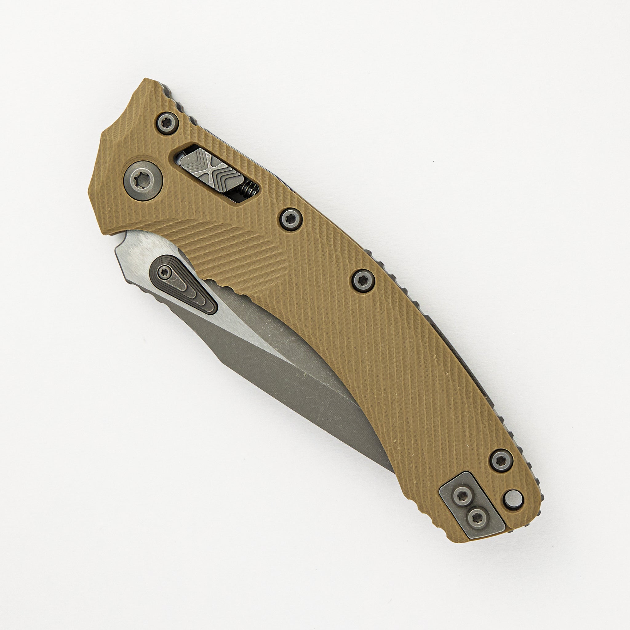 Amphibian - RAM-LOK S/E Apocalyptic Fluted Tan G10 137RL-10APFLGTTA