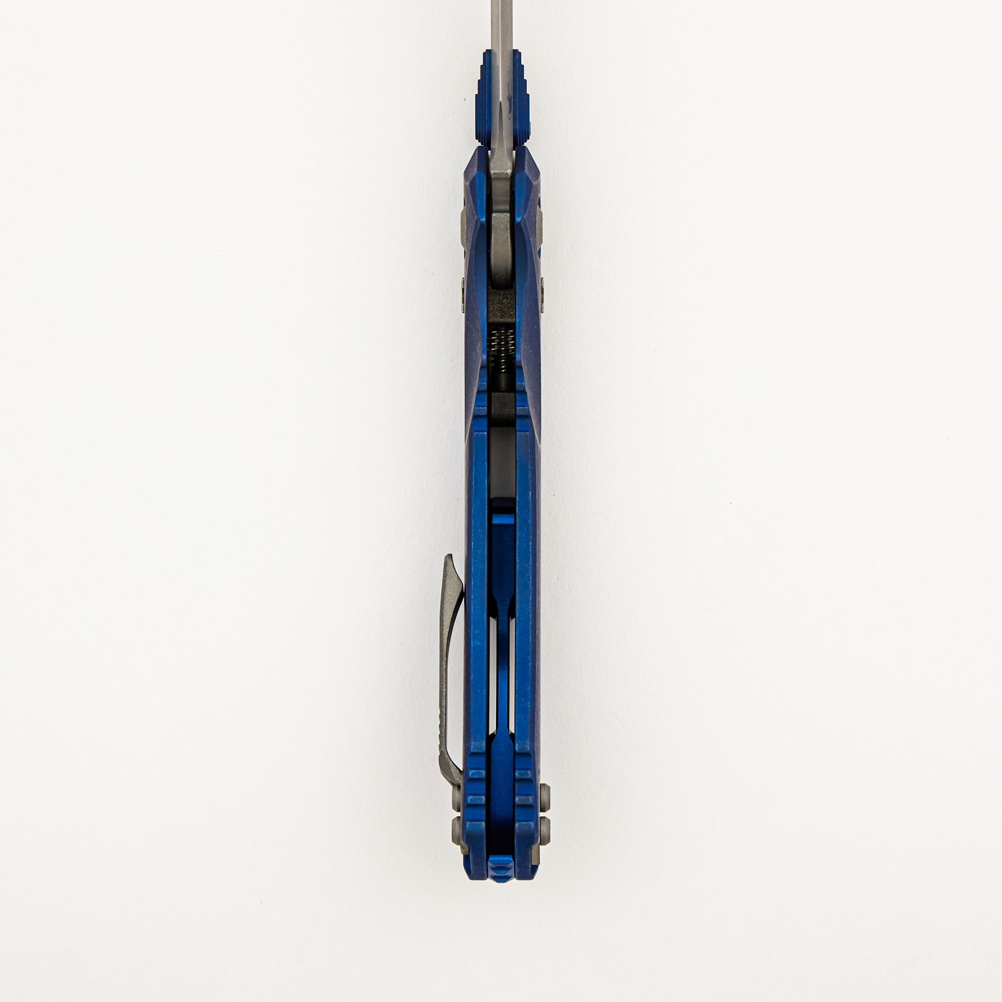 "Marfione Select" Amphibian - RAM-LOK Apocalyptic Finish Antique Blue Anodized Slab Side Titanium W/ Blue Accent 137RL-10APMS2