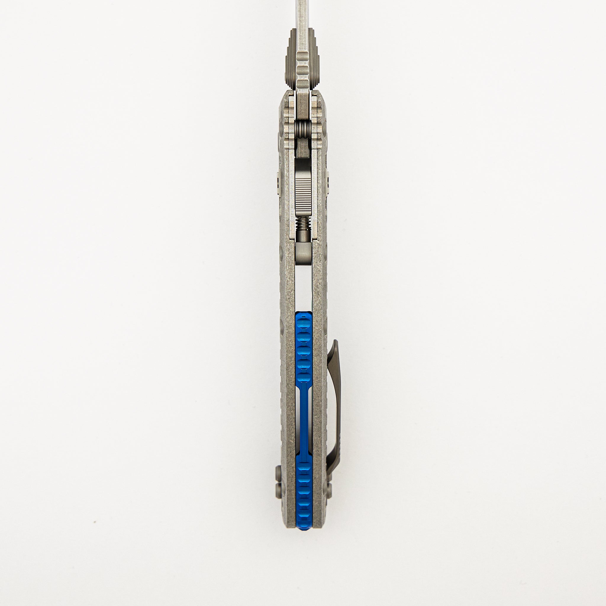 "Marfione Select" Amphibian - RAM-LOK Stonewash Finish Frag Pattern Titanium W/ Blue Titanium Accent 137RL-10FRMS2