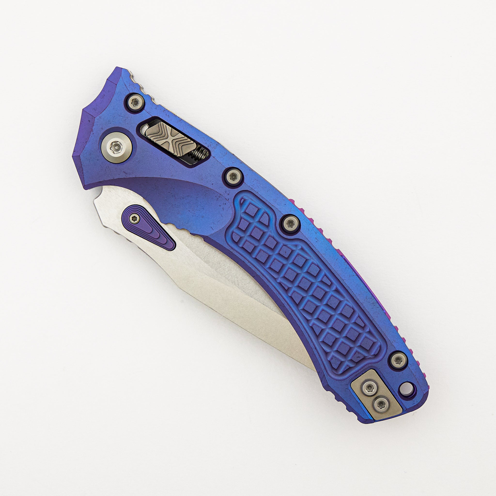"Marfione Select" Amphibian - RAM-LOK Stonewash Finish Purple Haze Anodized Frag Pattern Titanium w/ Purple Titanium Accent 137RL-10FRMS5