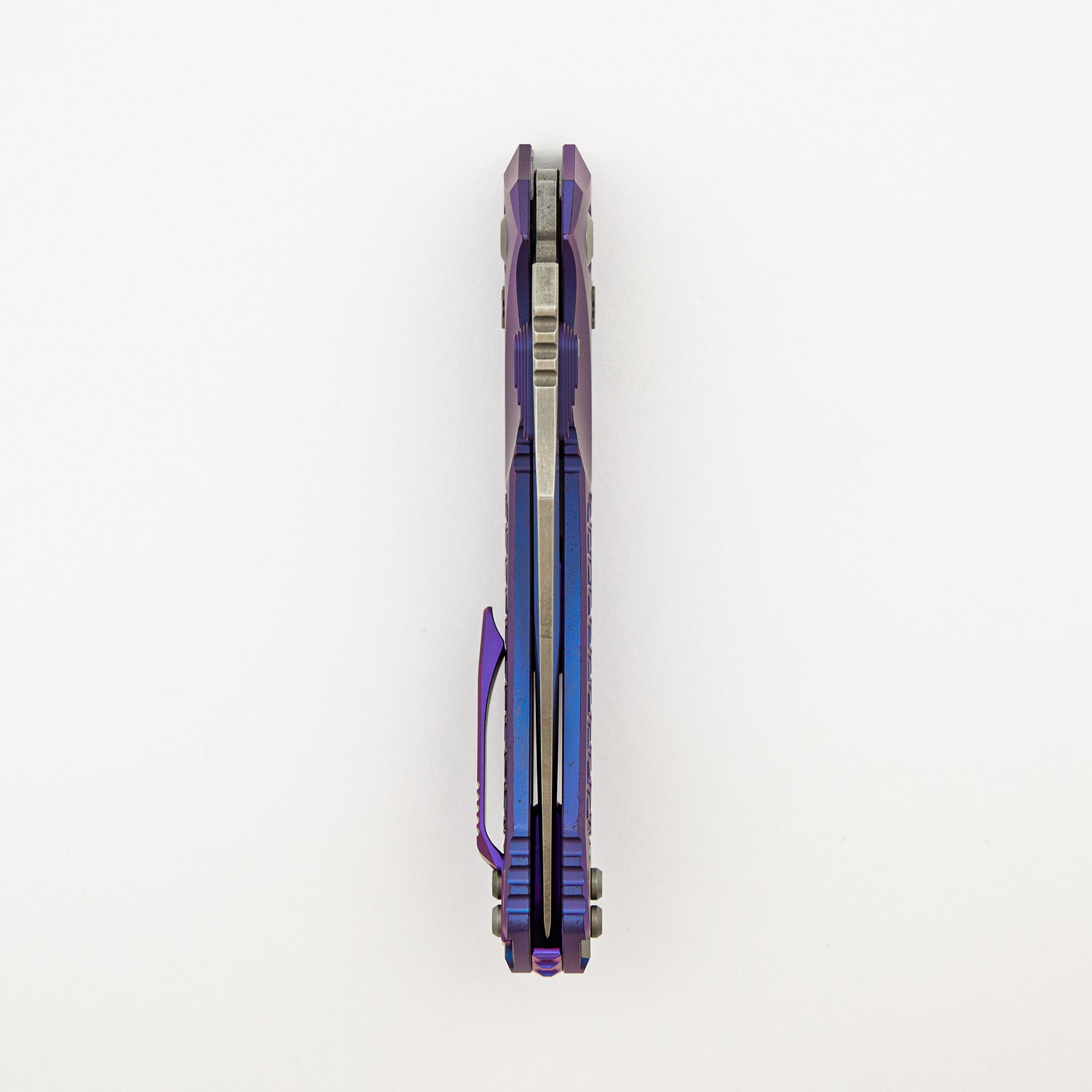 "Marfione Select" Amphibian - RAM-LOK Stonewash Finish Purple Haze Anodized Frag Pattern Titanium w/ Purple Titanium Accent 137RL-10FRMS5