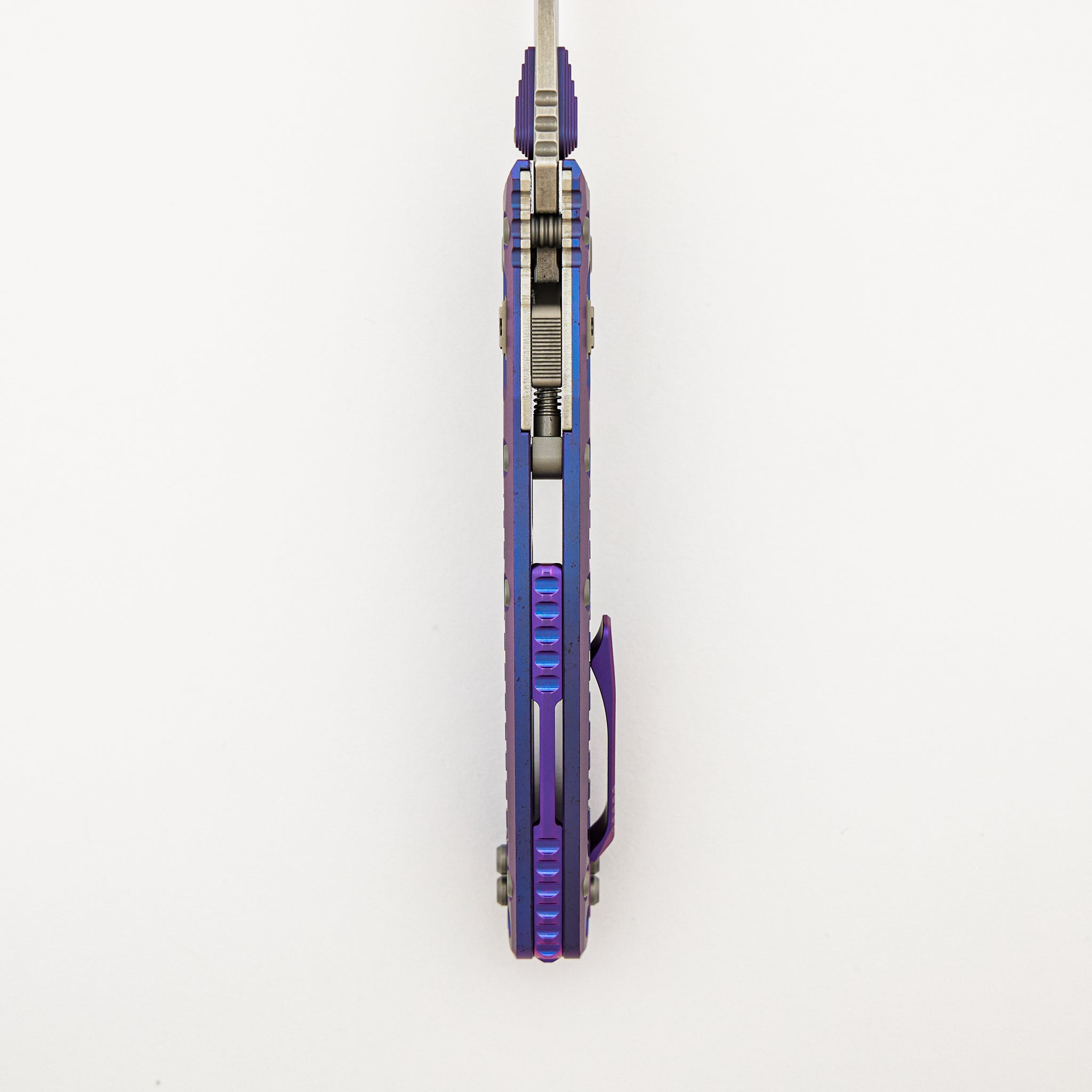 "Marfione Select" Amphibian - RAM-LOK Stonewash Finish Purple Haze Anodized Frag Pattern Titanium w/ Purple Titanium Accent 137RL-10FRMS5