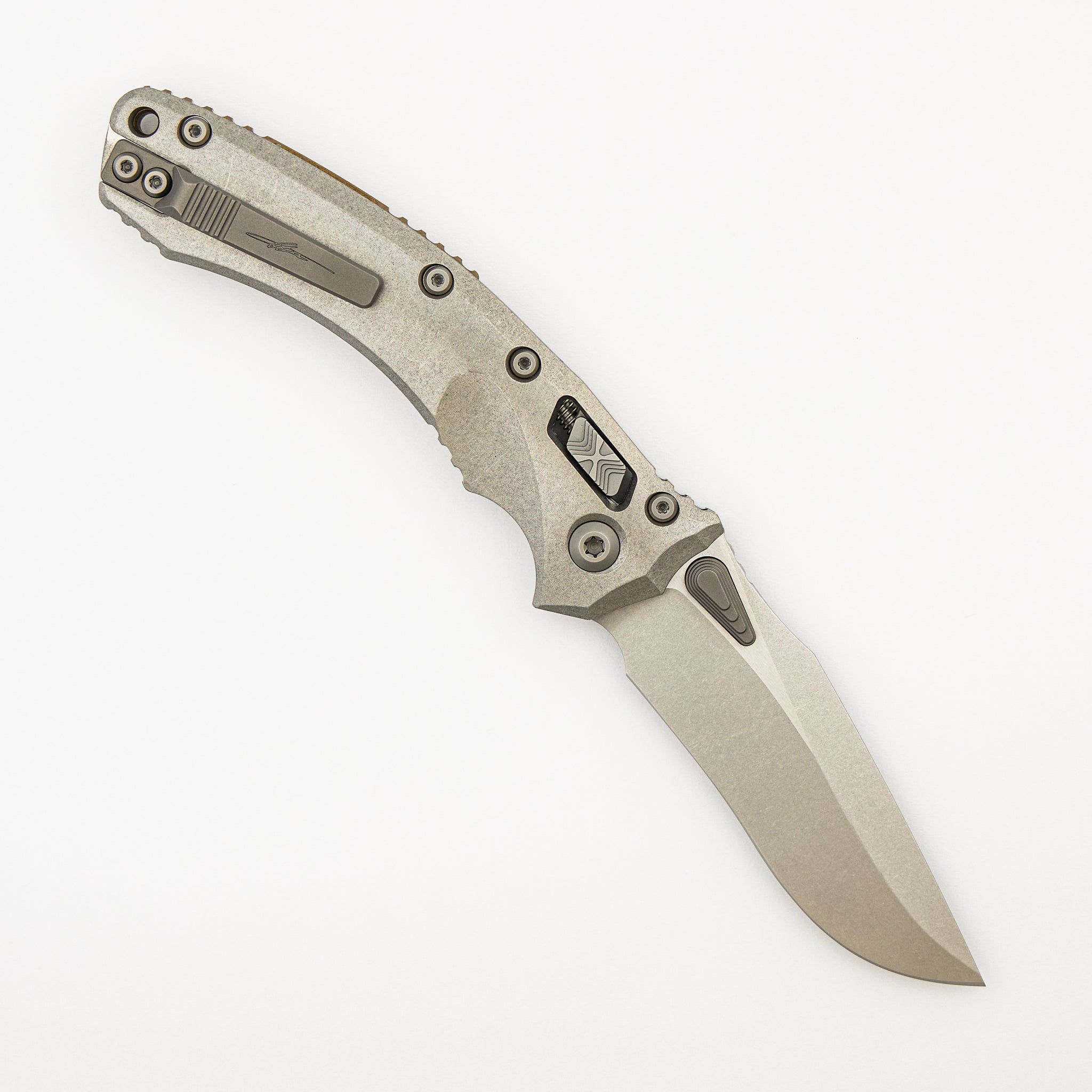 "Marfione Select" Amphibian - RAM-LOK Stonewash Finish Slab Side Titanium W/ Bronze Titanium Accent 137RL-10MS1