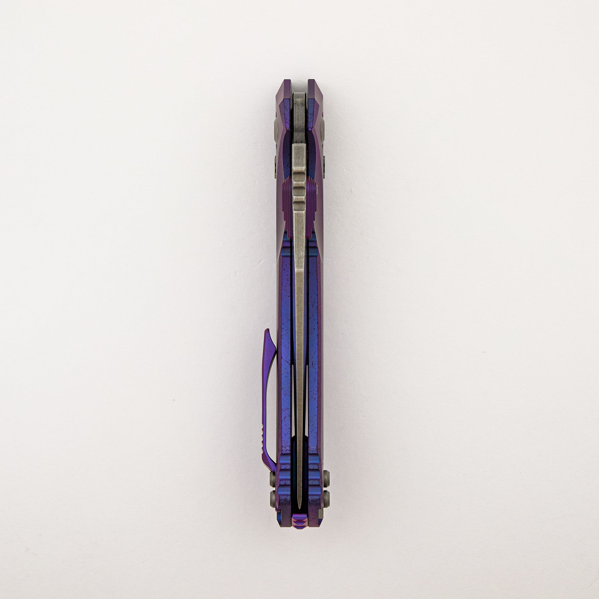 "Marfione Select" Amphibian - RAM-LOK Stonewash Finish Purple Haze Anodized Slab Side Titanium W/ Purple Titanium Accent 137RL-10MS5