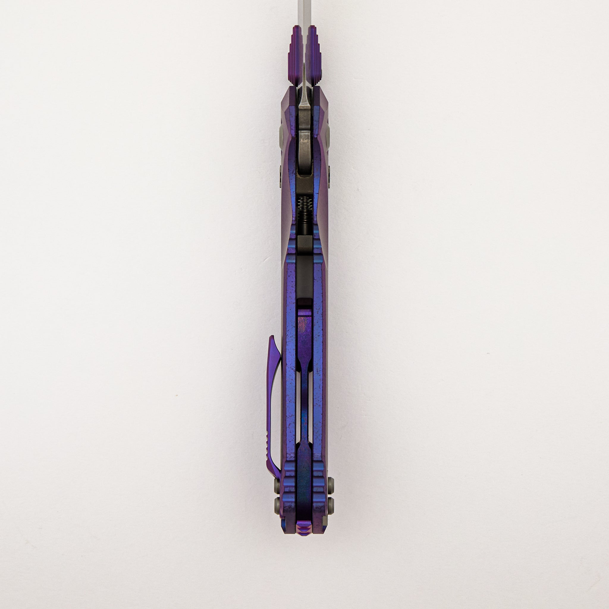 "Marfione Select" Amphibian - RAM-LOK Stonewash Finish Purple Haze Anodized Slab Side Titanium W/ Purple Titanium Accent 137RL-10MS5