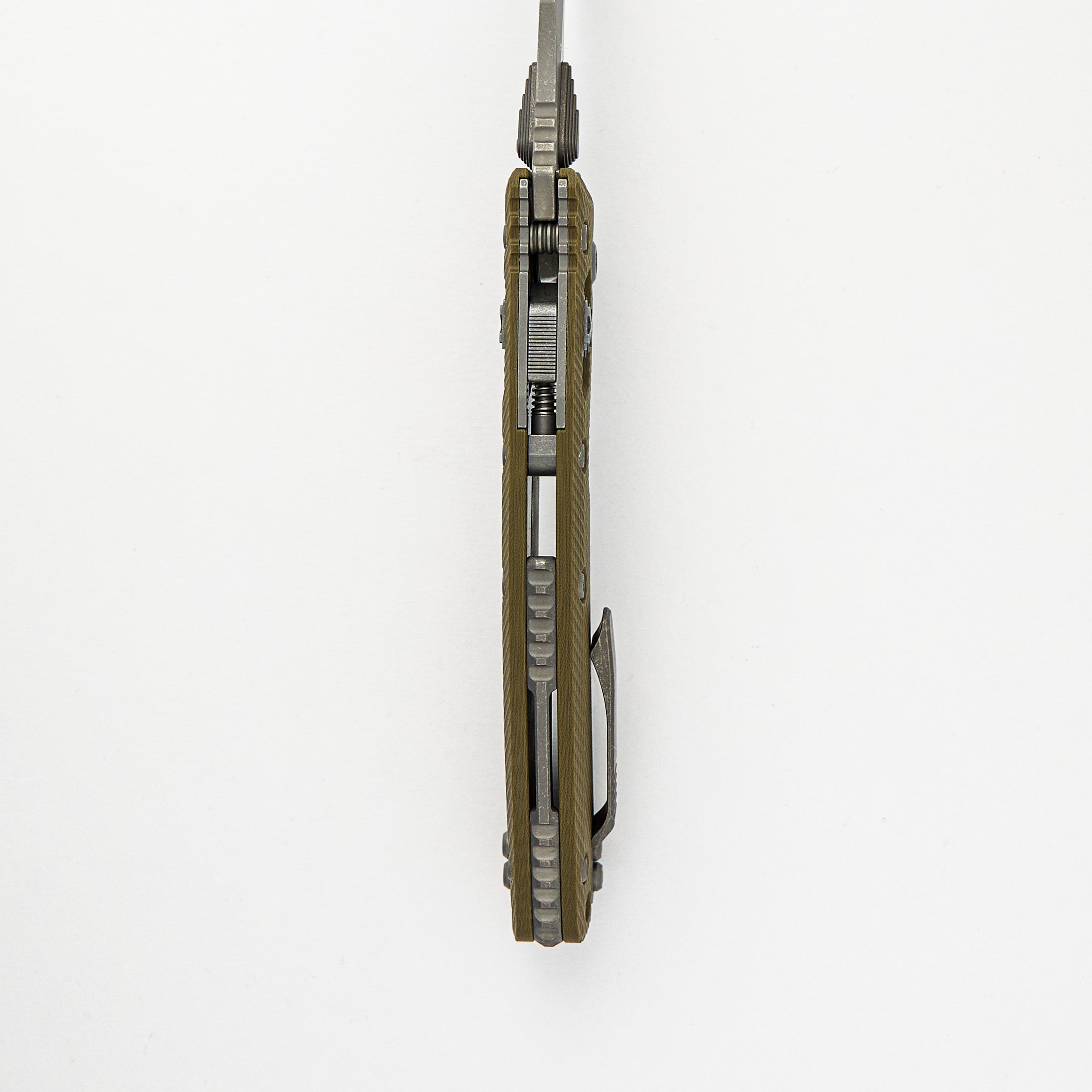 Amphibian - RAM-LOK S/E Apocalyptic Partial Serrated Fluted OD Green G10 137RL-11APFLGTOD