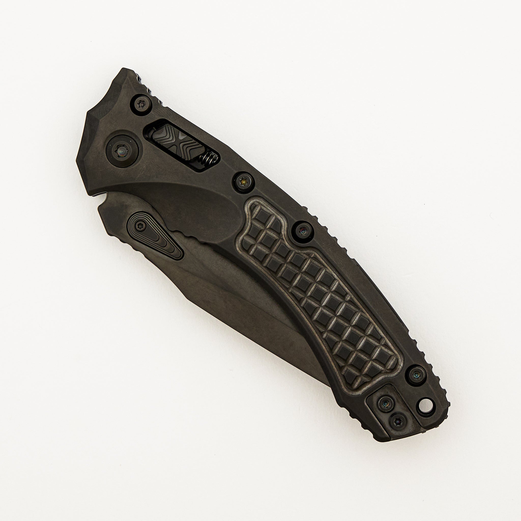 "Marfione Select" Amphibian - RAM-LOK DLC Stonewash Finish Frag Pattern Titanium W/ DLC Accent 137RL-1DLCTFRMS2