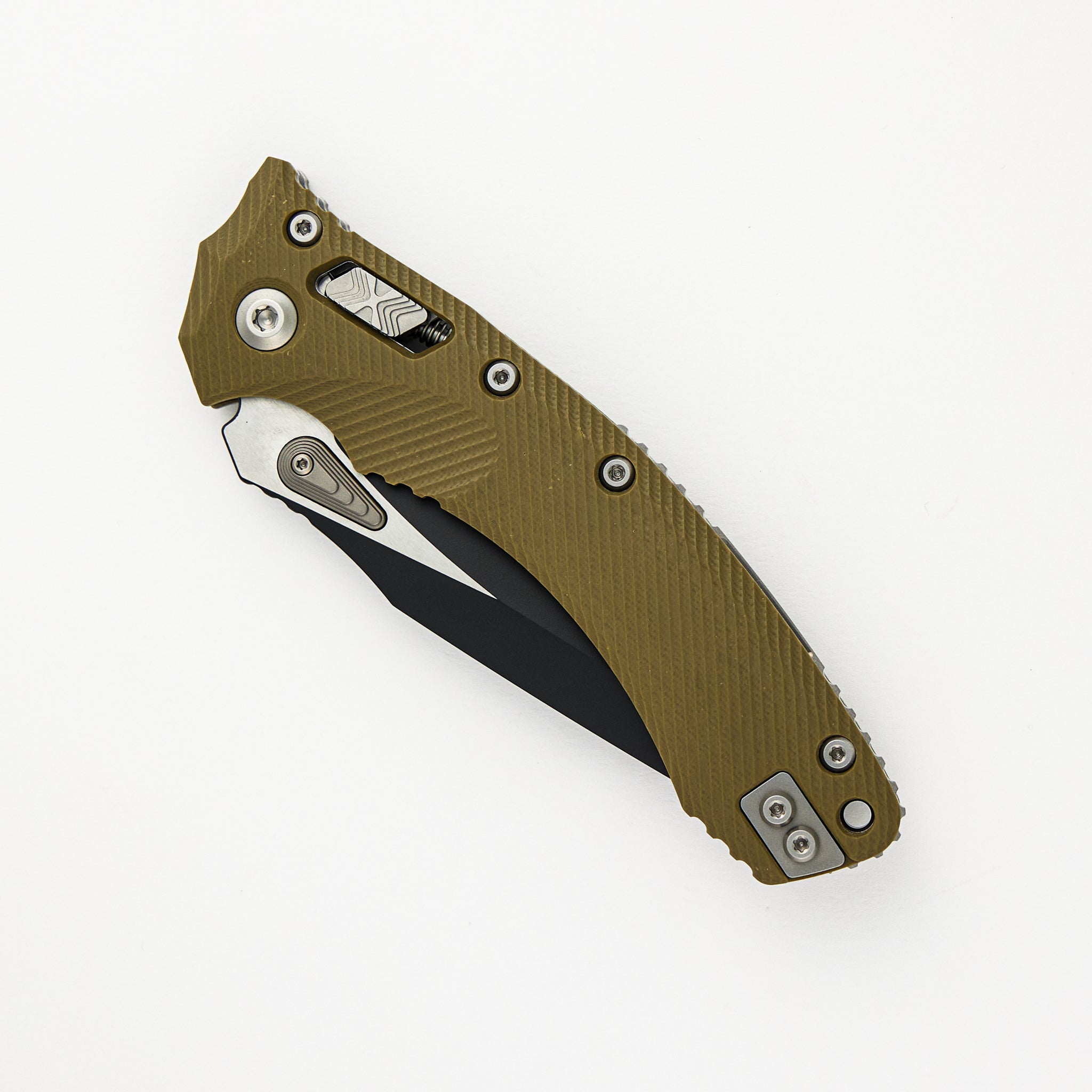 Amphibian - RAM-LOK S/E Black Fluted OD Green G10 137RL-1FLGTOD