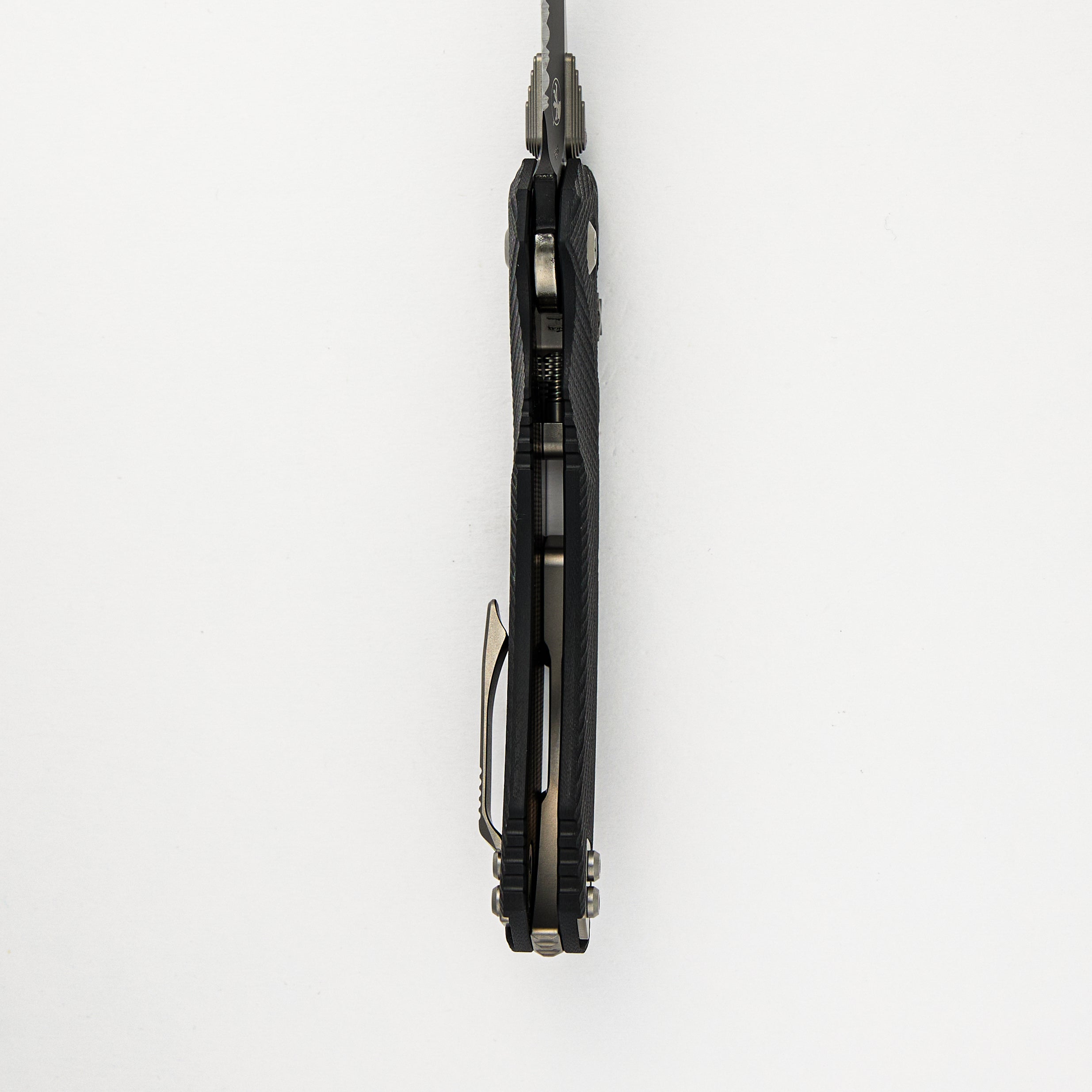 Amphibian - RAM-LOK S/E Black Partial Serrated Fluted Black G10 137RL-2FLGTBK