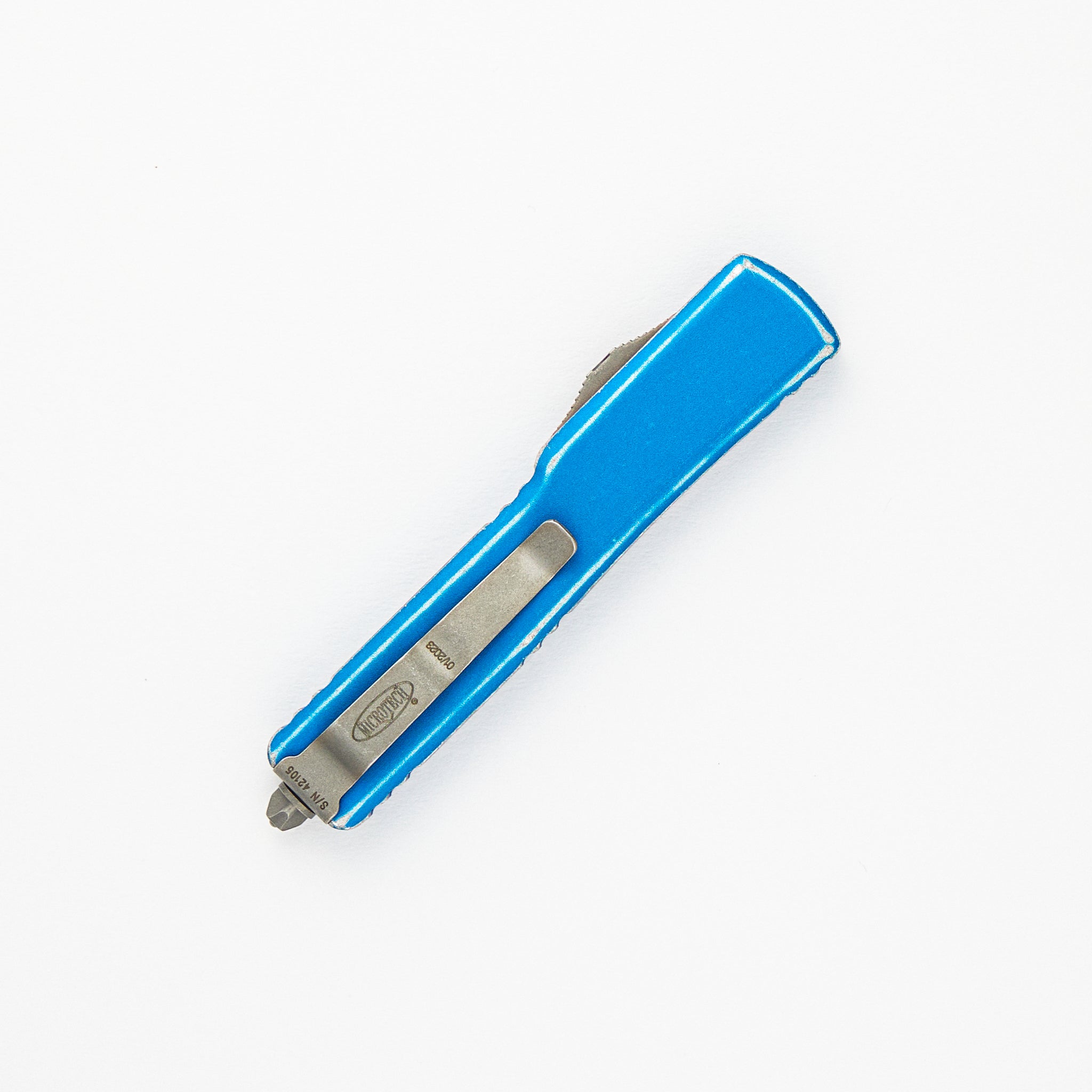 UTX-70 D/E Distressed Blue Apocalyptic Double Full Serrated 147-D12 DBL