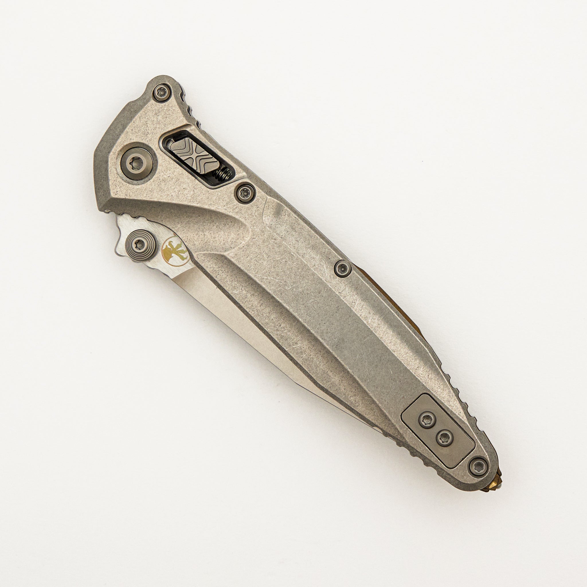 "Marfione Select" Socom Delta RAM-LOK Spear Point Stonewash Finish Titanium w/ Bronze Titanium Accents 159RL-10SMS2