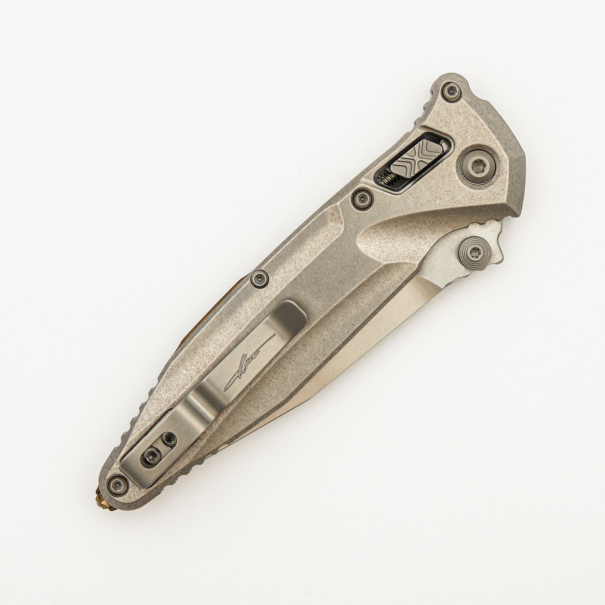 "Marfione Select" Socom Delta RAM-LOK Spear Point Stonewash Finish Titanium w/ Bronze Titanium Accents 159RL-10SMS2