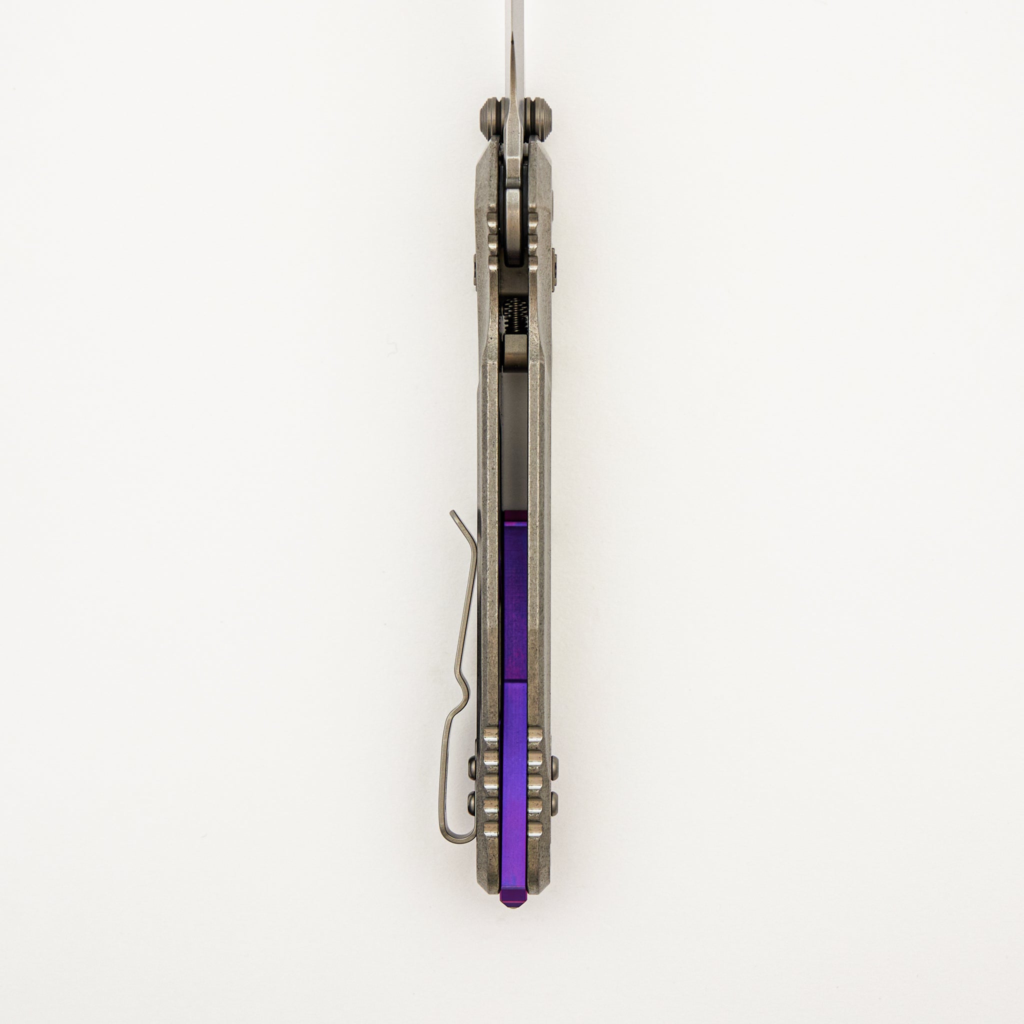 "Marfione Select" Socom Delta RAM-LOK Spear Point Stonewash Finish Titanium w/ Purple Titanium Accents 159RL-10SMS4