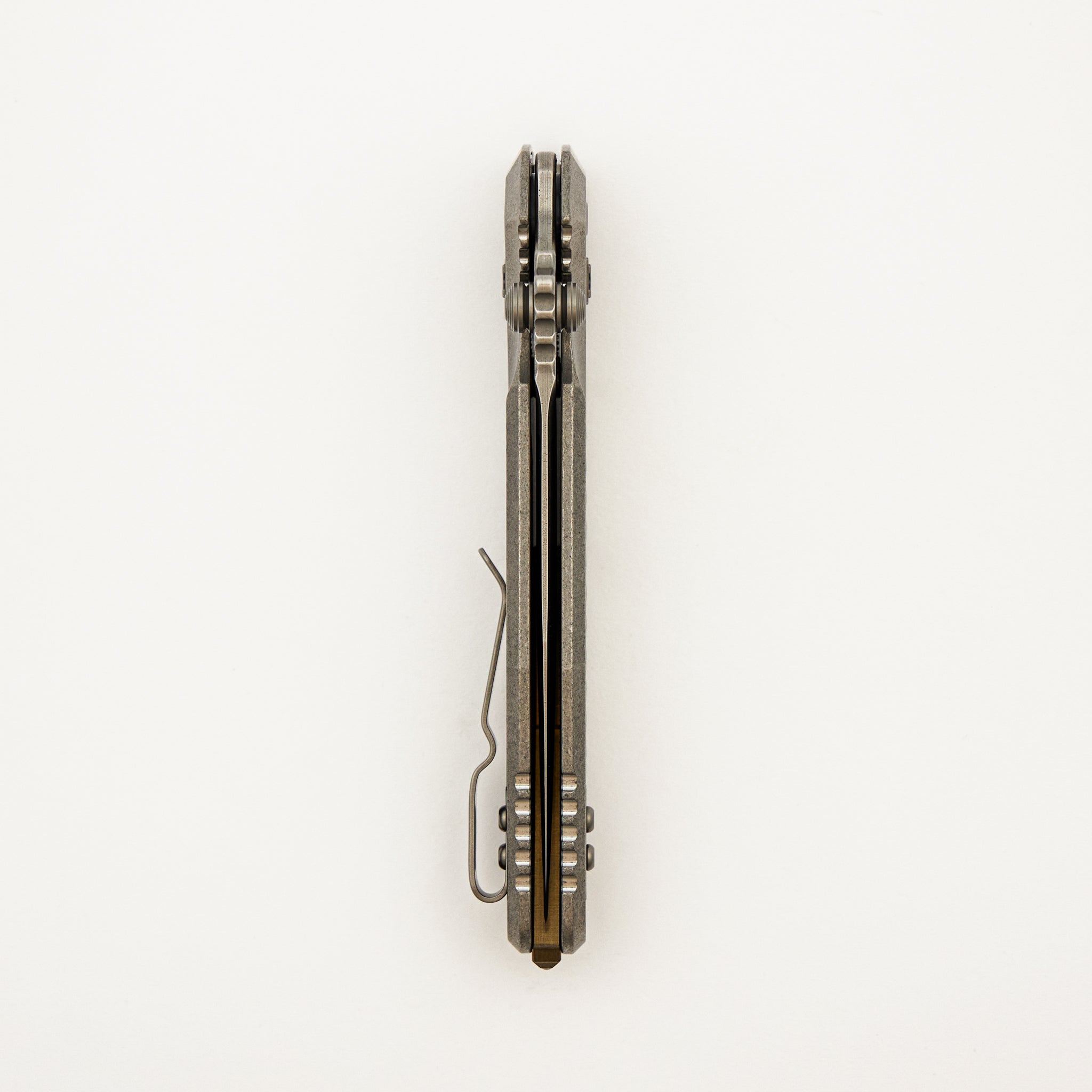 "Marfione Select" Socom RAM-LOK Spear Point Stonewash Finish Frag Pattern Titanium w/ Bronze Titanium Accents 160RL-10FRMS2