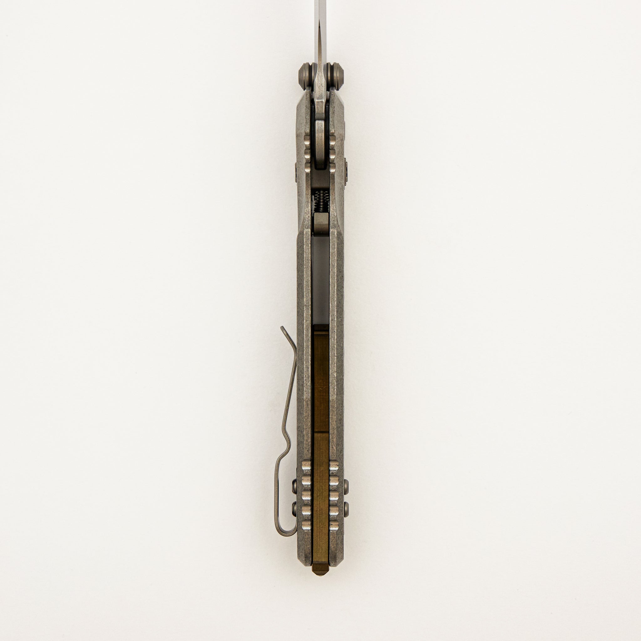 "Marfione Select" Socom RAM-LOK Spear Point Stonewash Finish Frag Pattern Titanium w/ Bronze Titanium Accents 160RL-10FRMS2