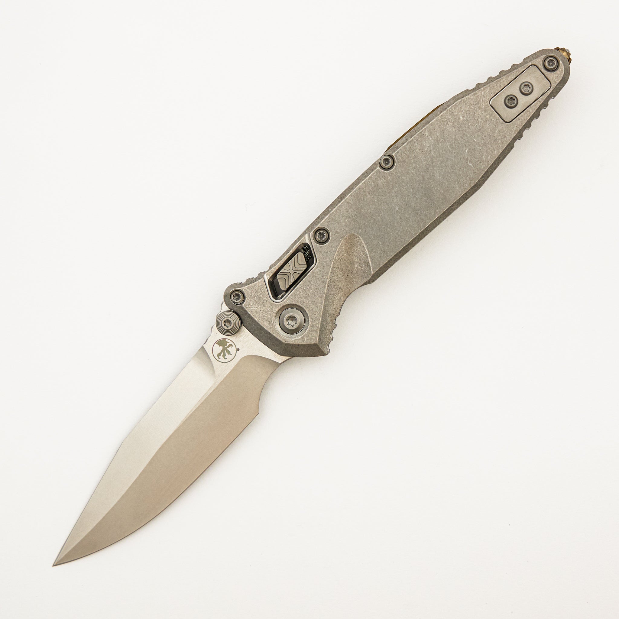"Marfione Select" Socom RAM-LOK Spear Point Stonewash Finish Slab Side Titanium w/ Bronze Titanium Accents 160RLS-10SMS2