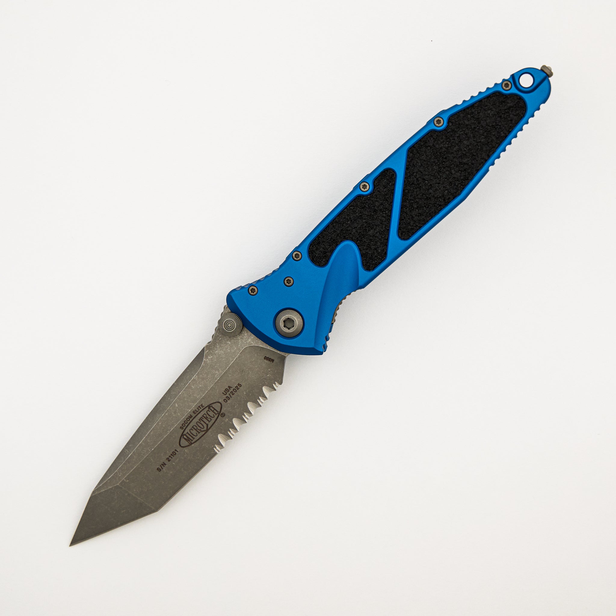 Socom Elite T/E Blue Apocalyptic Partial Serrated 161-11 APBL