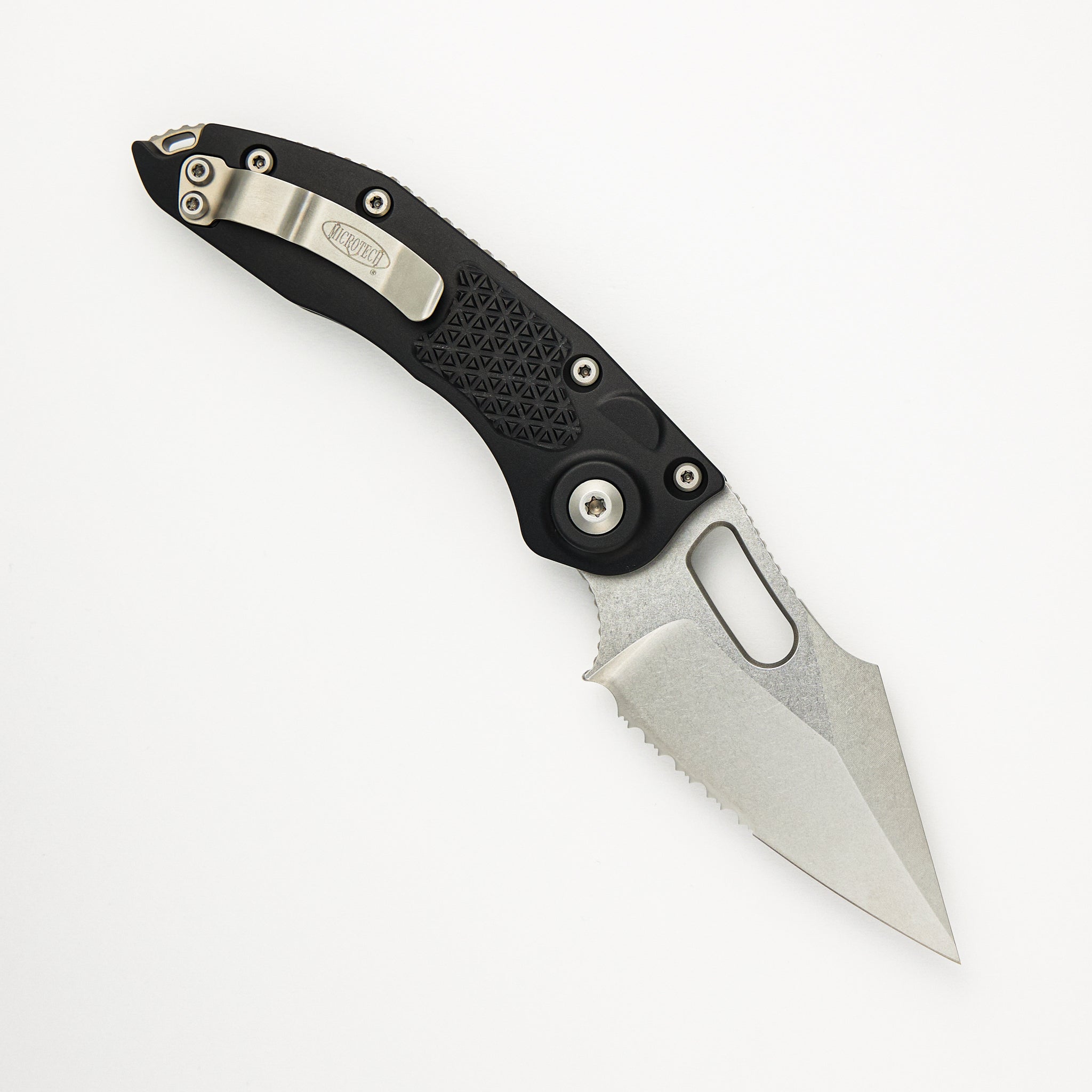 Stitch – A S/E Stonewash Partial Serrated 169-11 (Borka Blades Design)