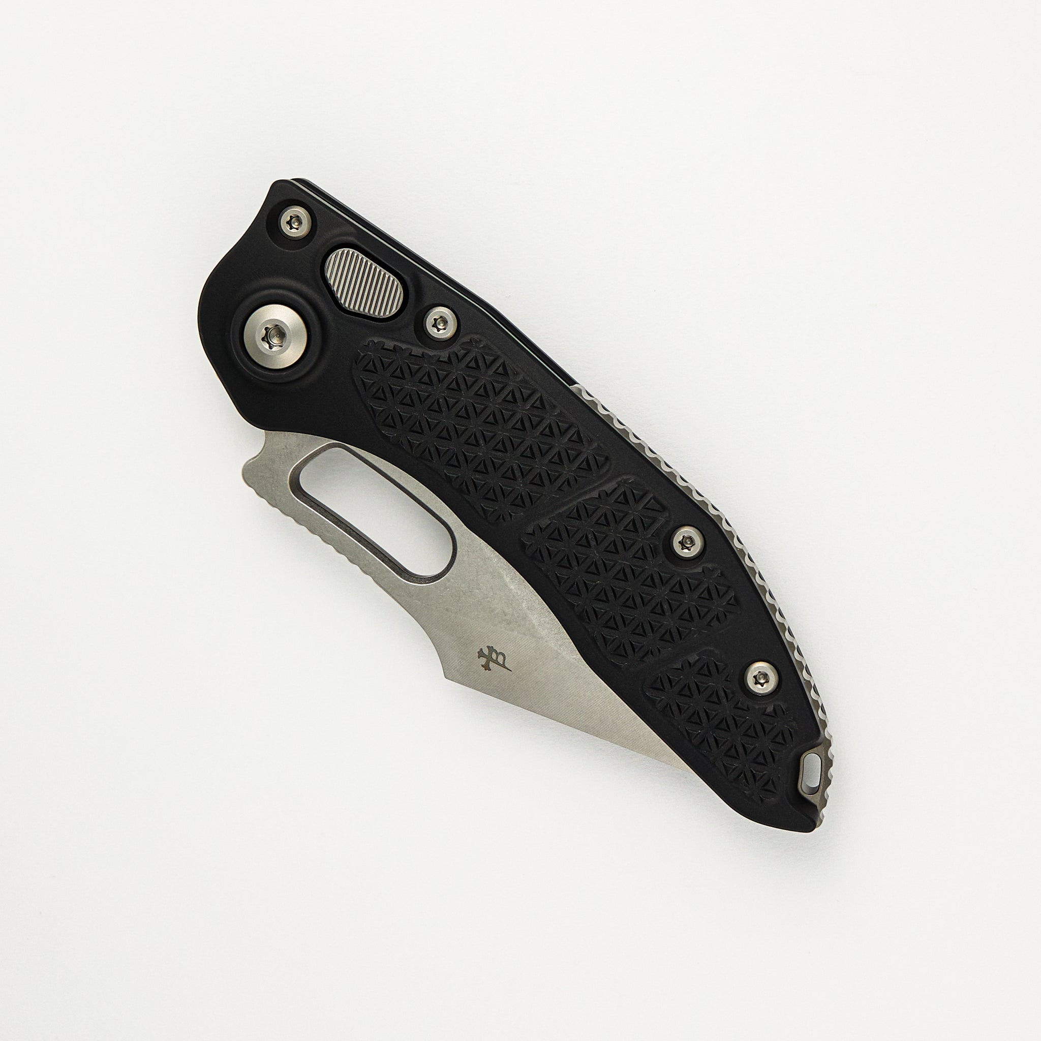 Stitch - A S/E Stonewash Full Serrated 169-12 (Borka Blades Design)