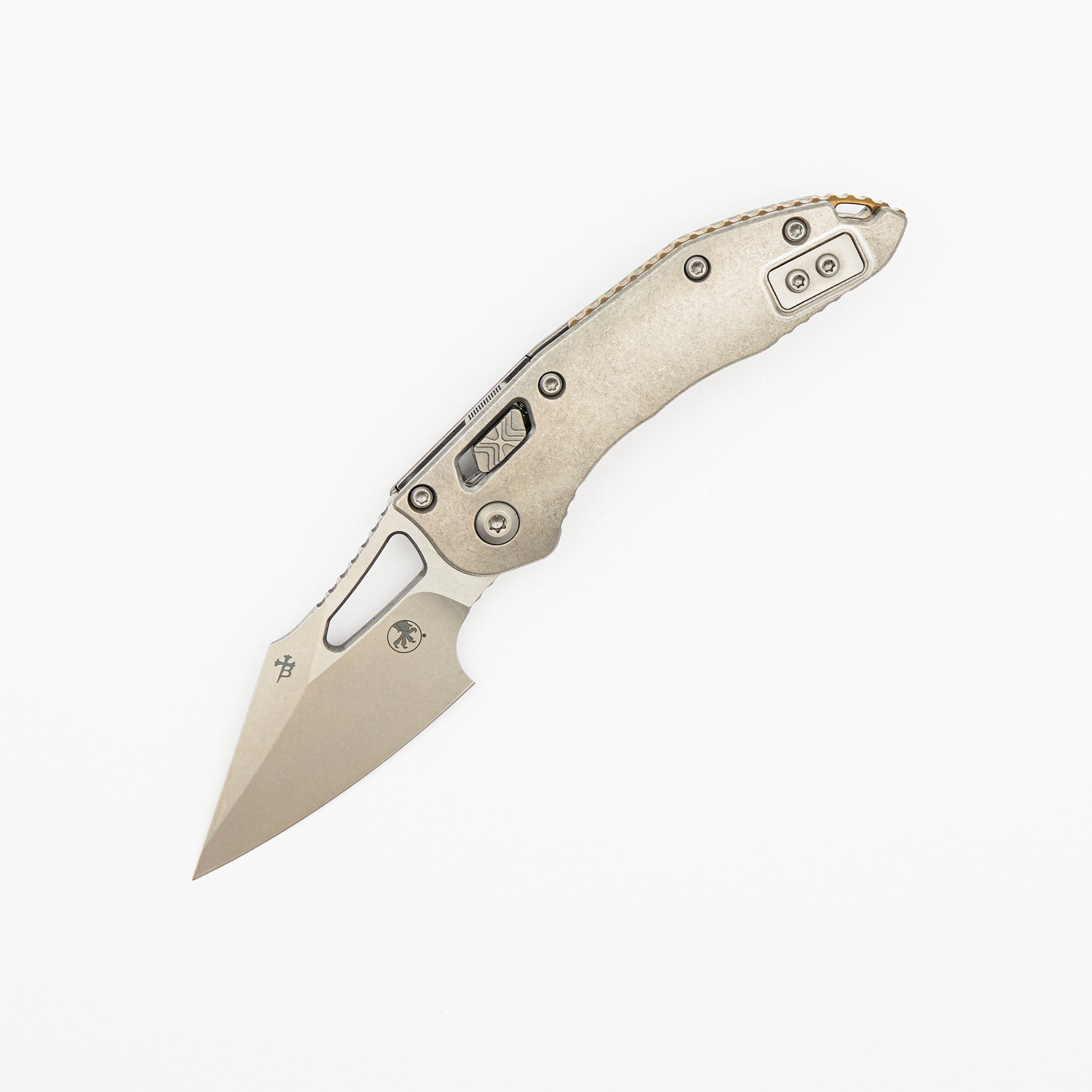 "Marfione Select" M-Stitch - RAM-LOK Stonewash Finish Slab Side Titanium W/ Bronze Accent 169MRL-10MS1