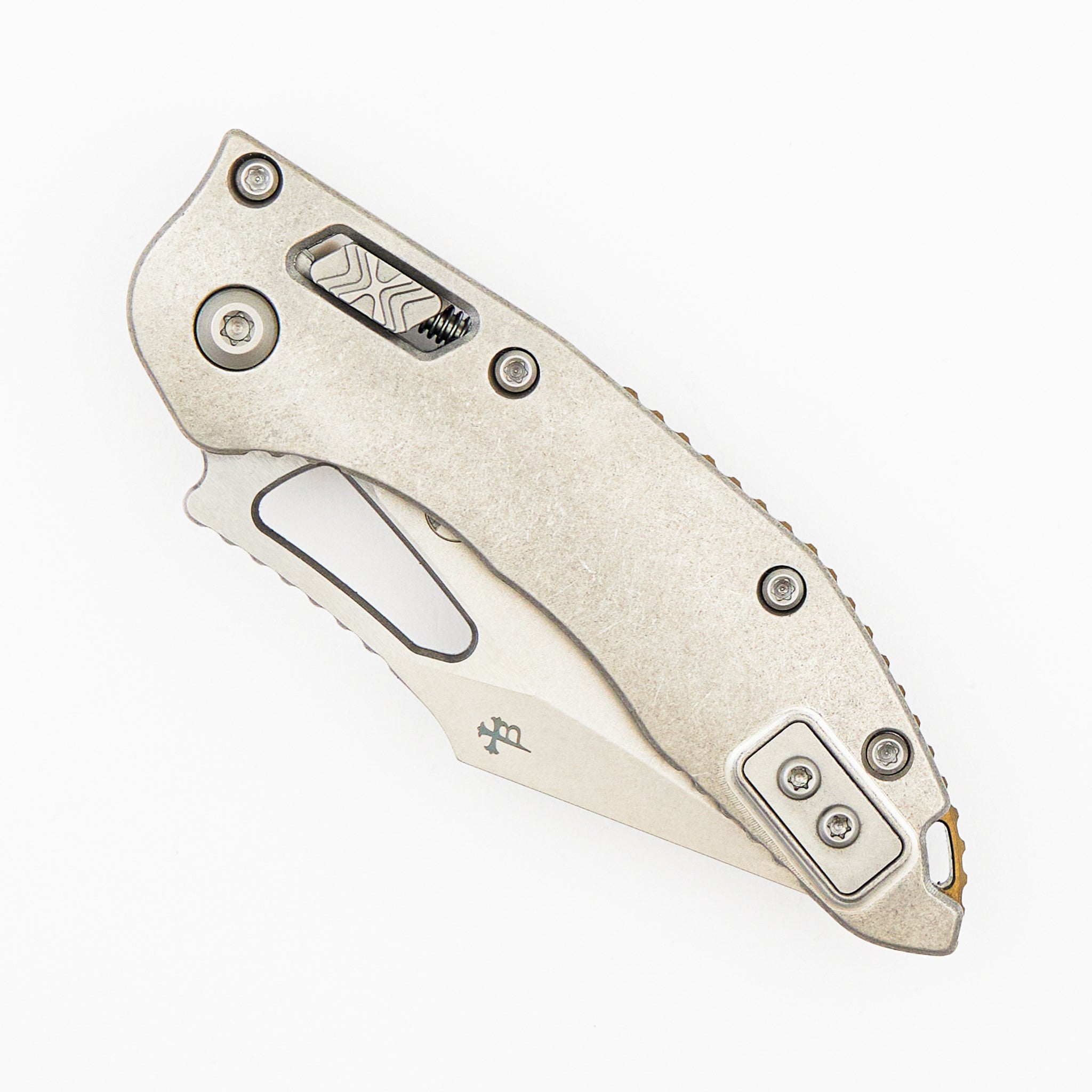 "Marfione Select" M-Stitch - RAM-LOK Stonewash Finish Slab Side Titanium W/ Bronze Accent 169MRL-10MS1
