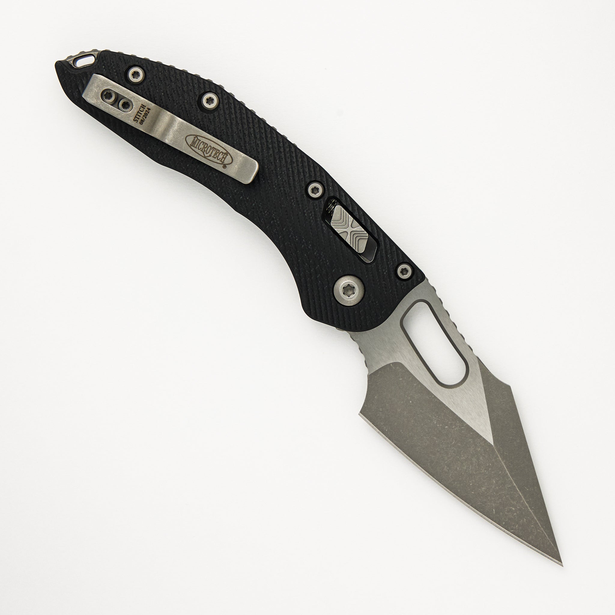 Stitch - RAM-LOK S/E Fluted G-10 Black Apocalyptic Standard 169RL-10 APFLGTBK (Borka Blades Design)