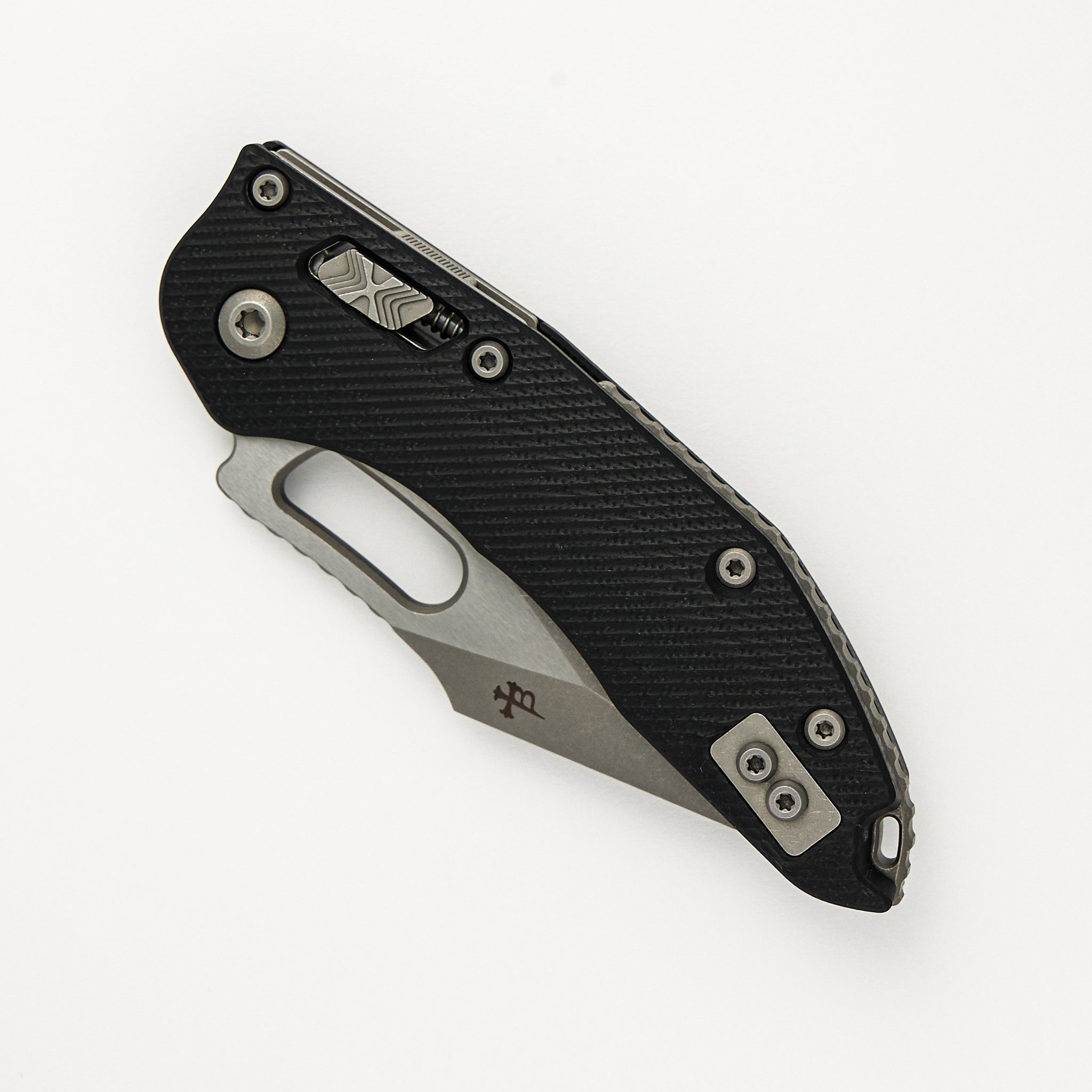 Stitch - RAM-LOK S/E Fluted G-10 Black Apocalyptic Standard 169RL-10 APFLGTBK (Borka Blades Design)