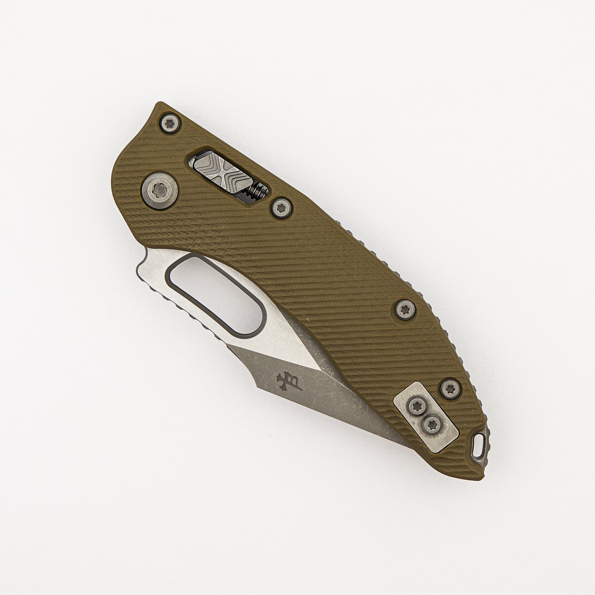 Stitch - RAM-LOK S/E Fluted G-10 OD Green Apocalyptic Standard 169RL-10 APFLGTOD (Borka Blades Design)