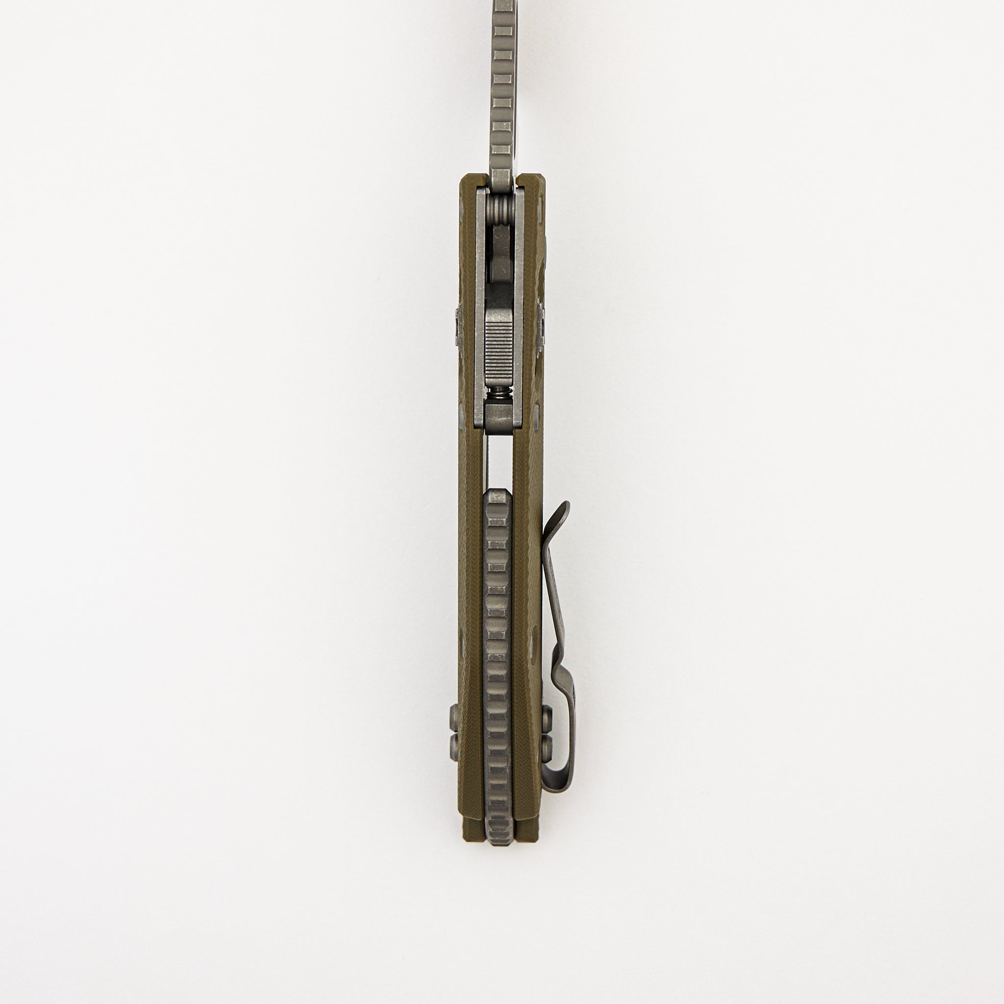 Stitch - RAM-LOK S/E Fluted G-10 OD Green Apocalyptic Standard 169RL-10 APFLGTOD (Borka Blades Design)