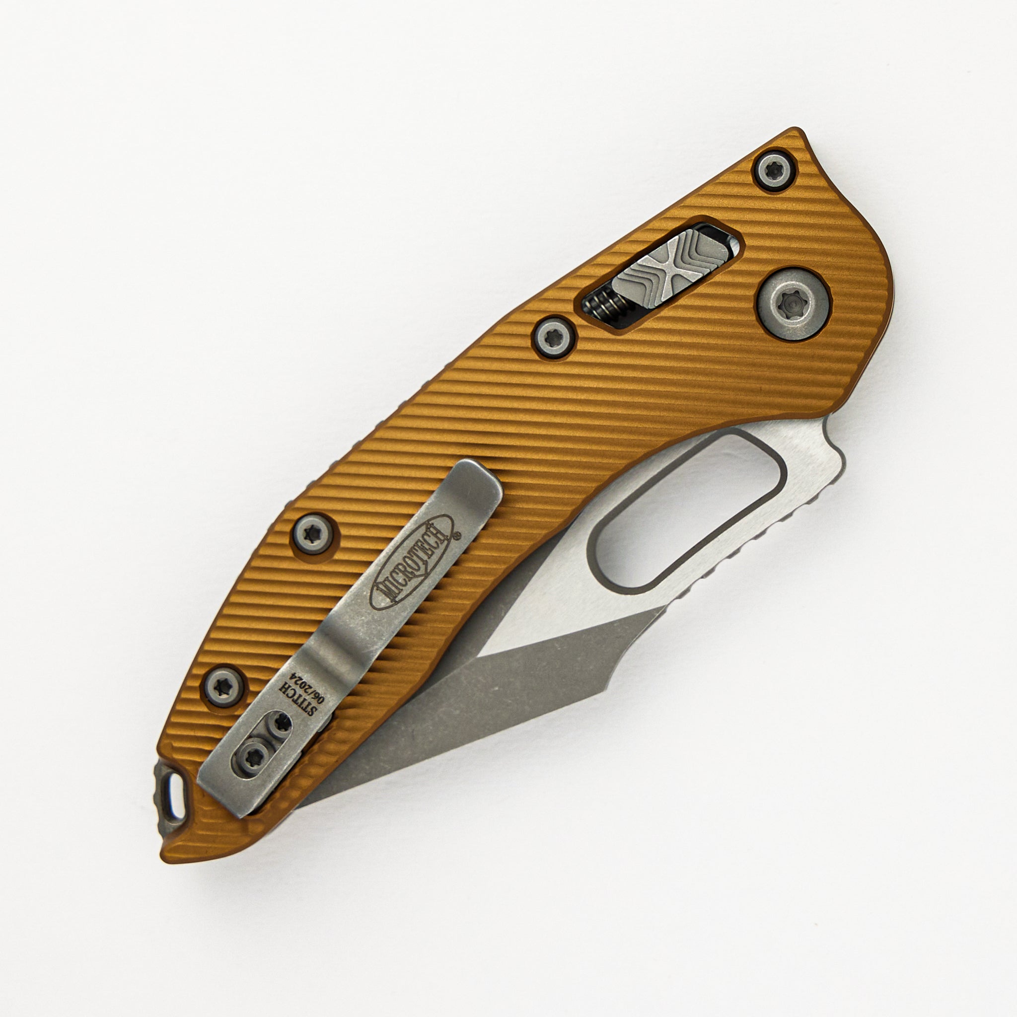 Stitch - RAM-LOK S/E Fluted Tan Apocalyptic Standard 169RL-10 APFLTA (Borka Blades Design)