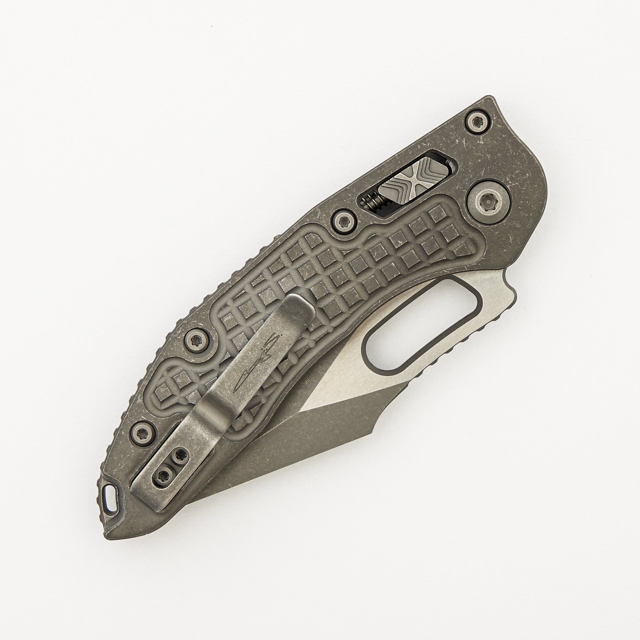 "Marfione Select" Stitch - RAM-LOK Apocalyptic Finish Frag Pattern Titanium 169RL-10APFRMS1