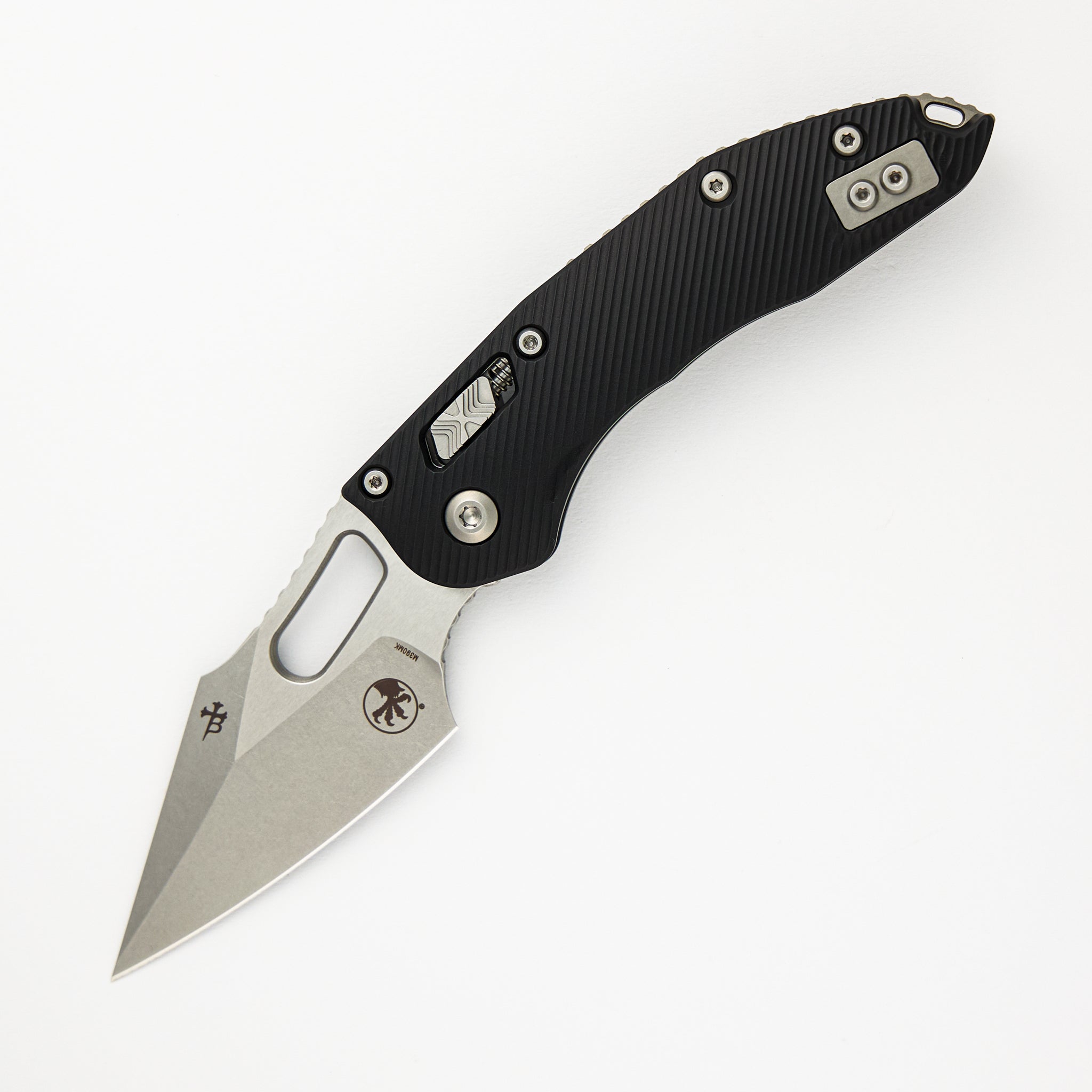Stitch - RAM-LOK S/E Fluted Black Aluminum Stonewash Standard 169RL-10FL (Borka Blades Design)