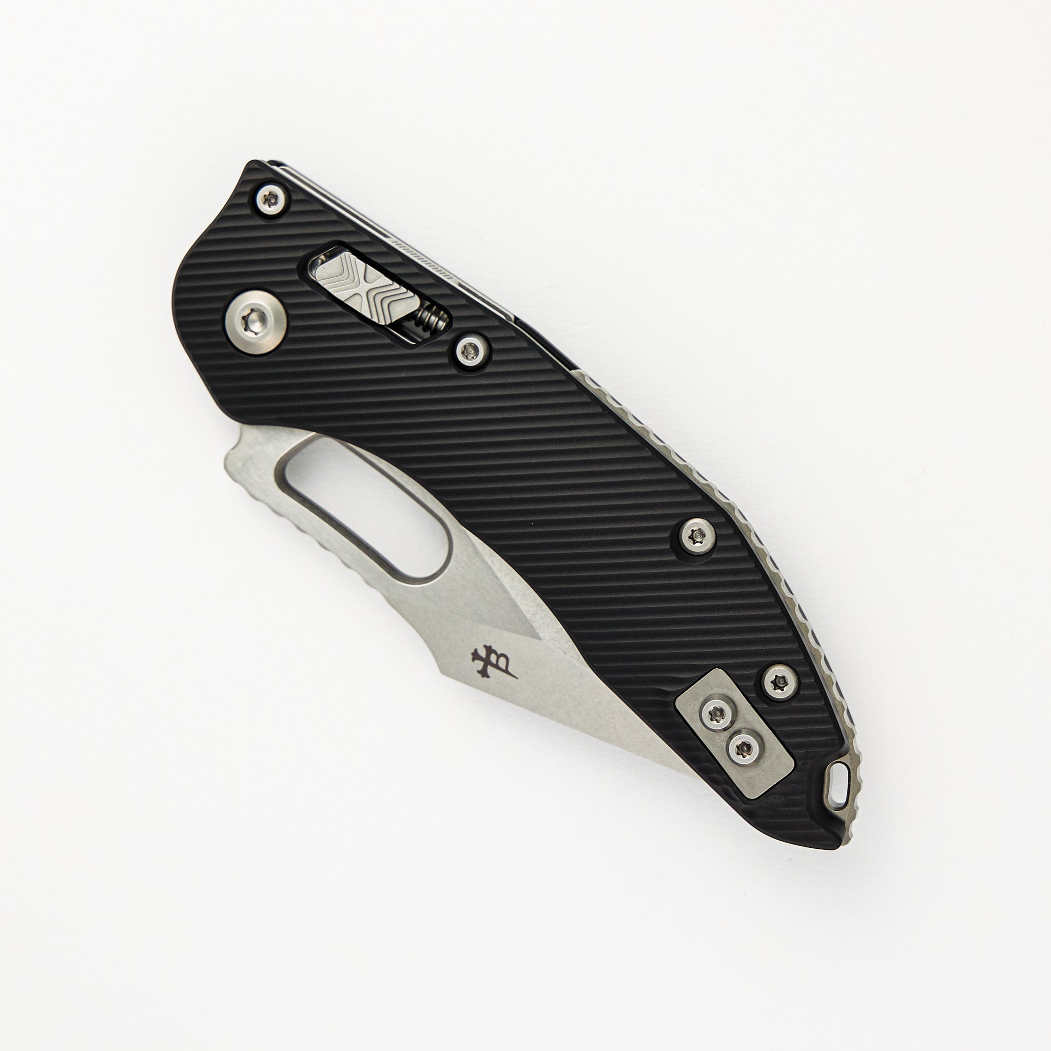 Stitch - RAM-LOK S/E Fluted Black Aluminum Stonewash Standard 169RL-10FL (Borka Blades Design)
