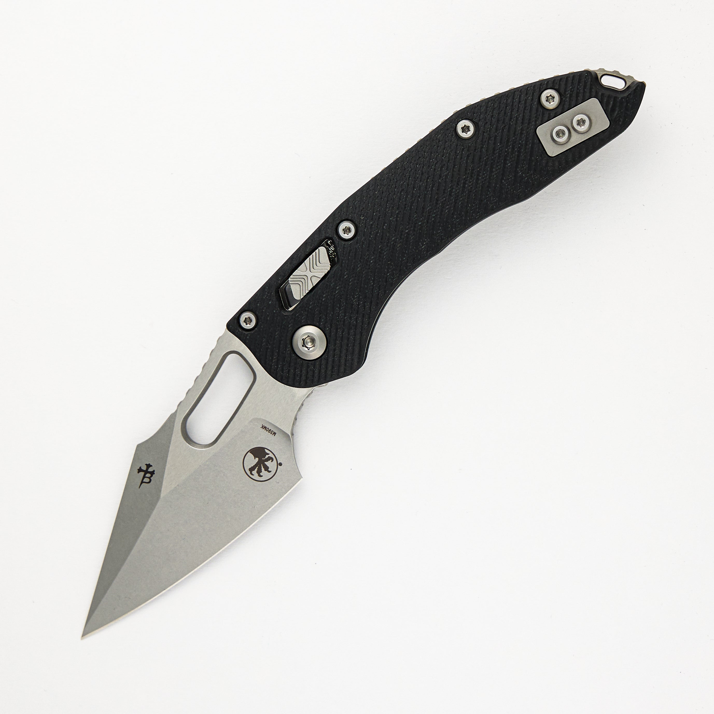 Stitch - RAM-LOK S/E Fluted Black G10 Stonewash Standard 169RL-10FLGTBK (Borka Blades Design)