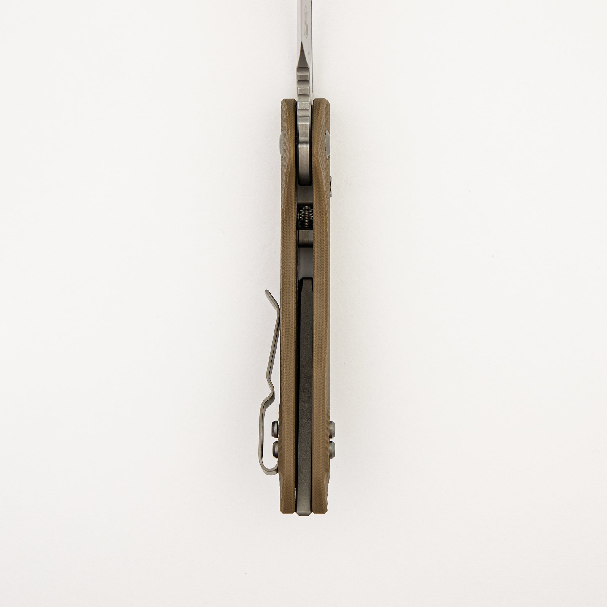 Stitch - RAM-LOK S/E Fluted G-10 Tan Stonewash Standard 169RL-10 FLGTTA (Borka Blades Design)