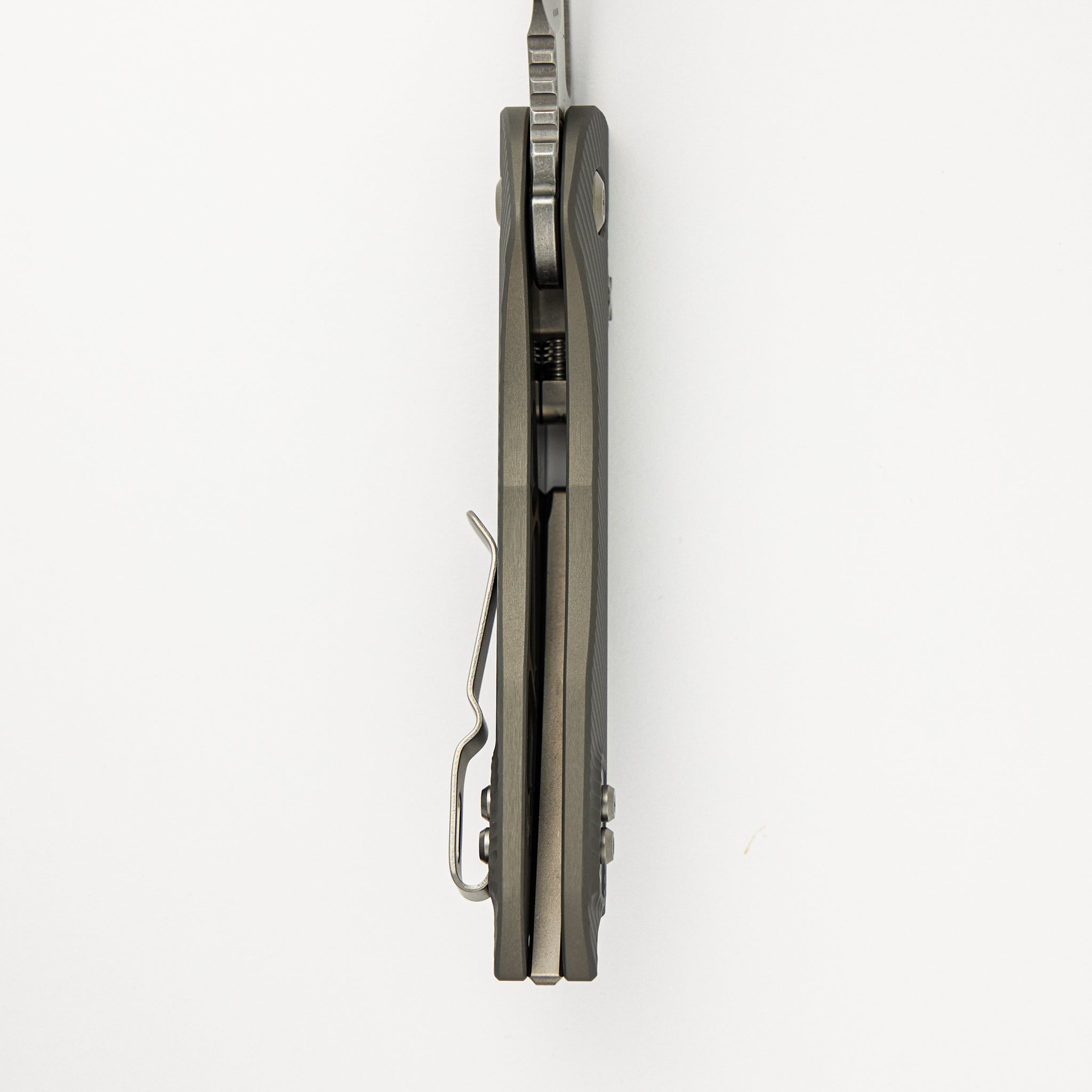 Stitch - RAM-LOK S/E Fluted Natural Clear Aluminum Stonewash Standard 169RL-10FLNC (Borka Blades Design)