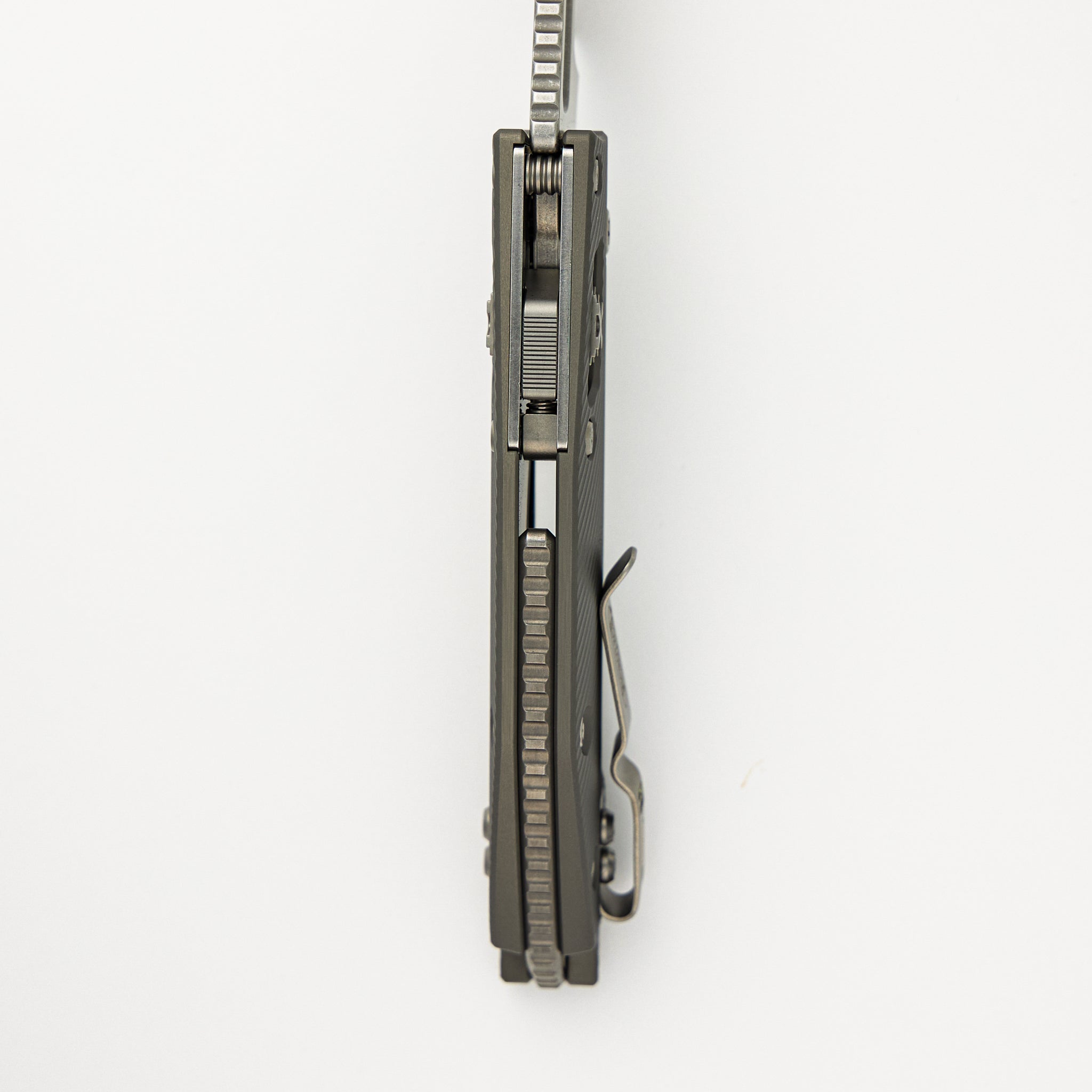 Stitch - RAM-LOK S/E Fluted Natural Clear Aluminum Stonewash Standard 169RL-10FLNC (Borka Blades Design)
