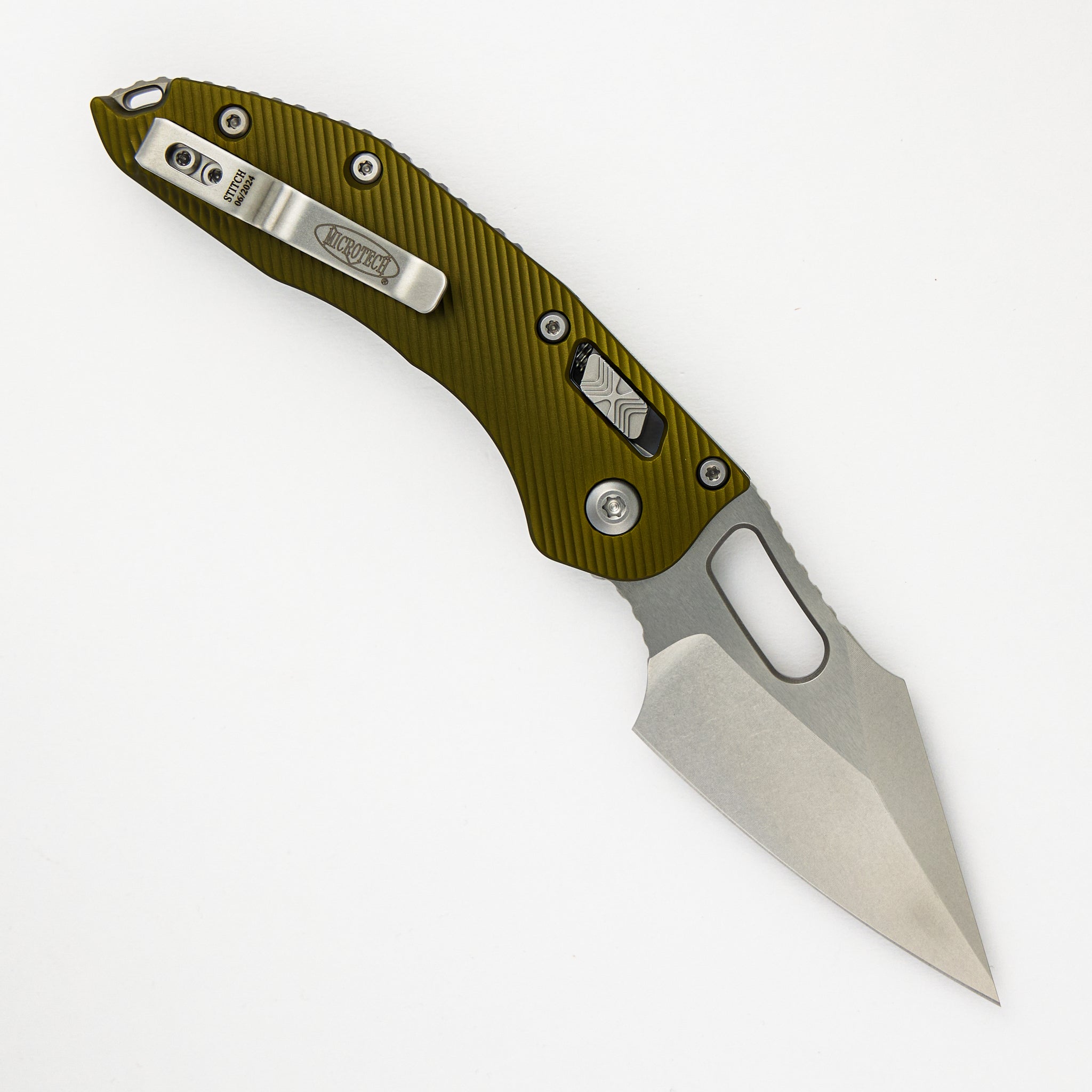 Stitch - RAM-LOK S/E Fluted OD Green Stonewash Standard 169RL-10 FLOD (Borka Blades Design)