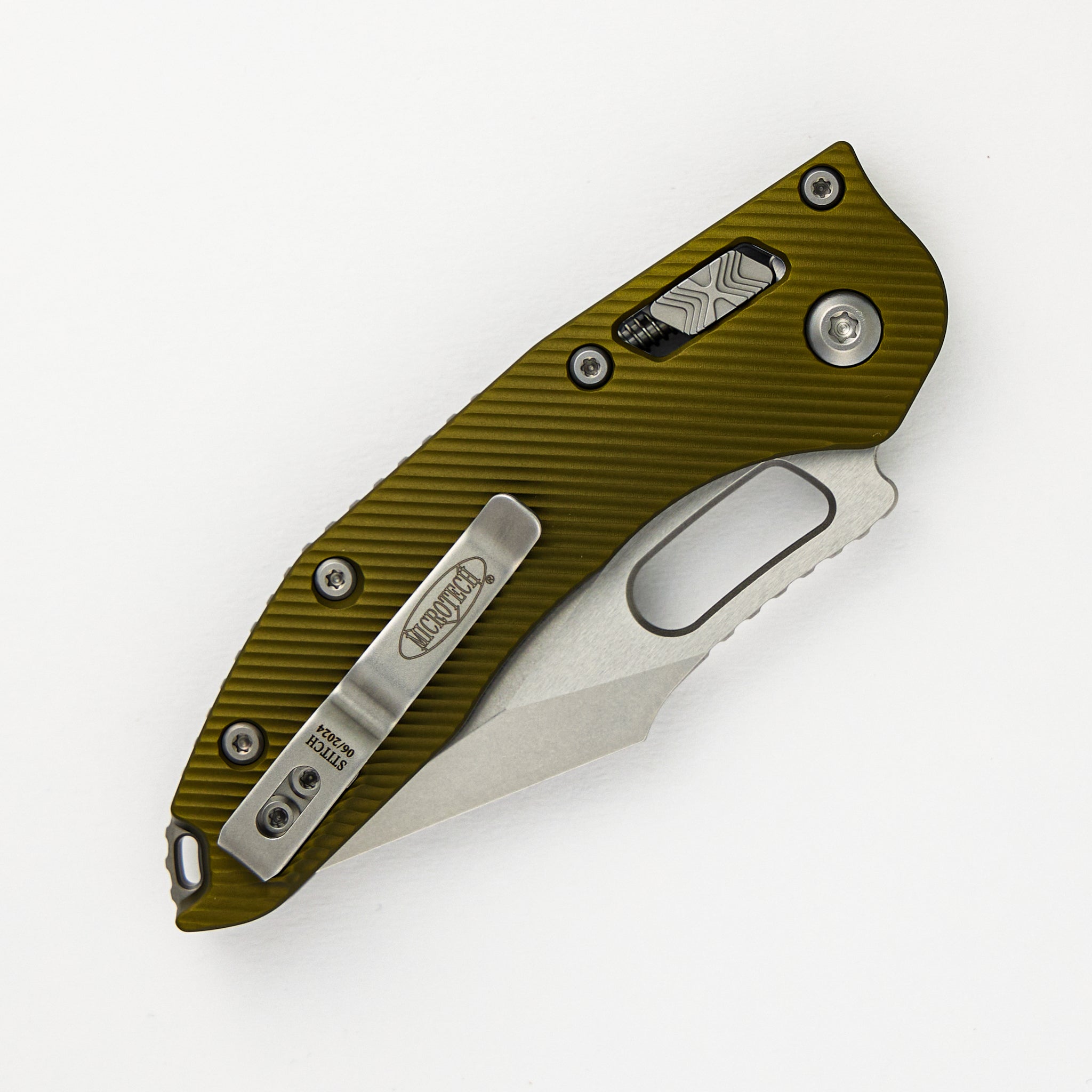 Stitch - RAM-LOK S/E Fluted OD Green Stonewash Standard 169RL-10 FLOD (Borka Blades Design)