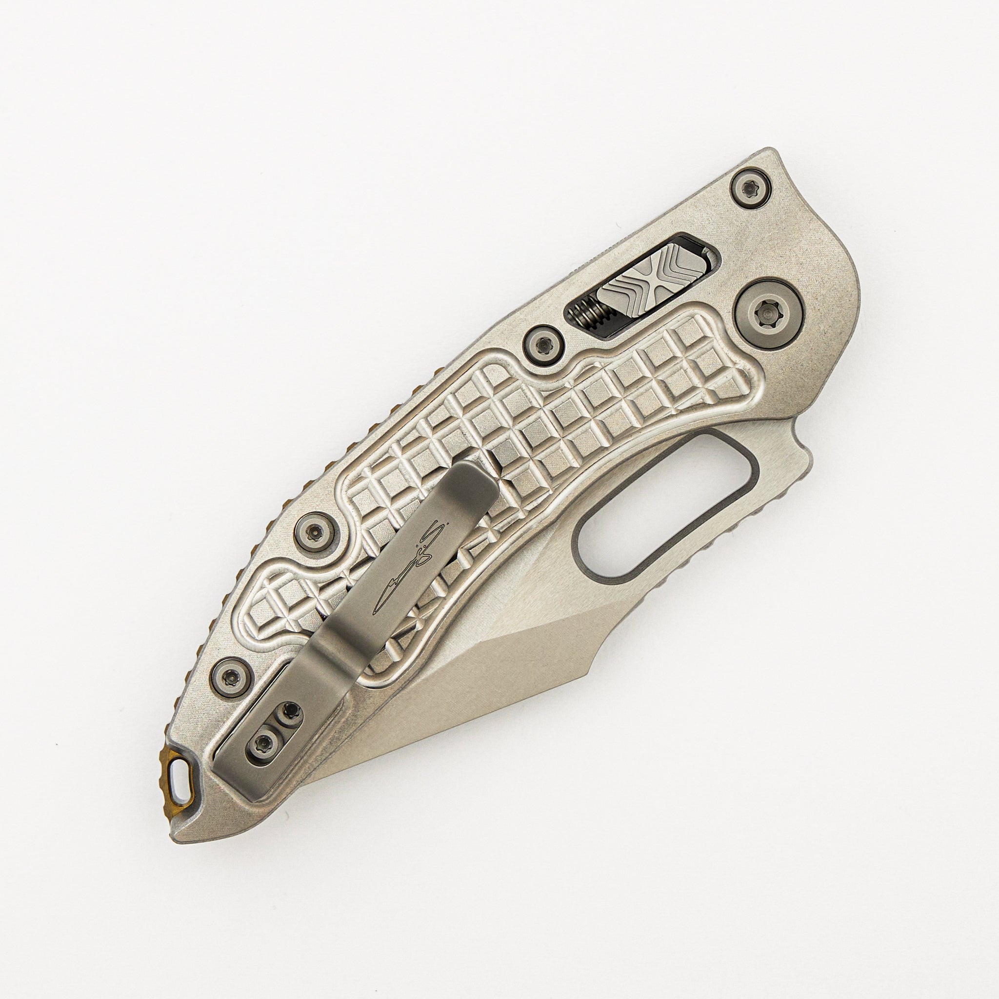 "Marfione Select" Stitch - RAM-LOK Stonewash Finish Frag Pattern Titanium W/ Bronze Titanium Accent 169RL-10FRMS1