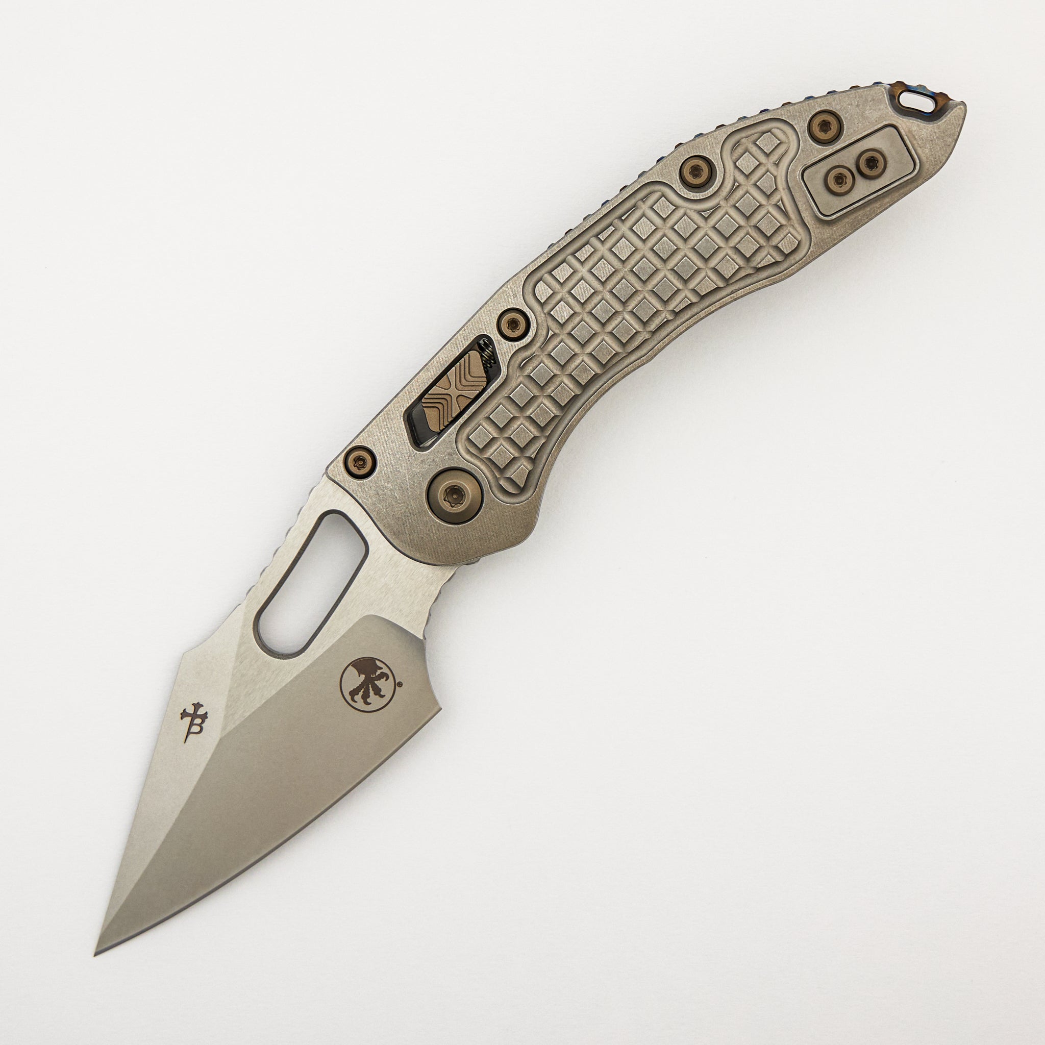 "Marfione Select" Stitch - RAM-LOK Stonewash Finish Frag Pattern Titanium W/ Flamed Titanium Accent 169RL-10FRMS4