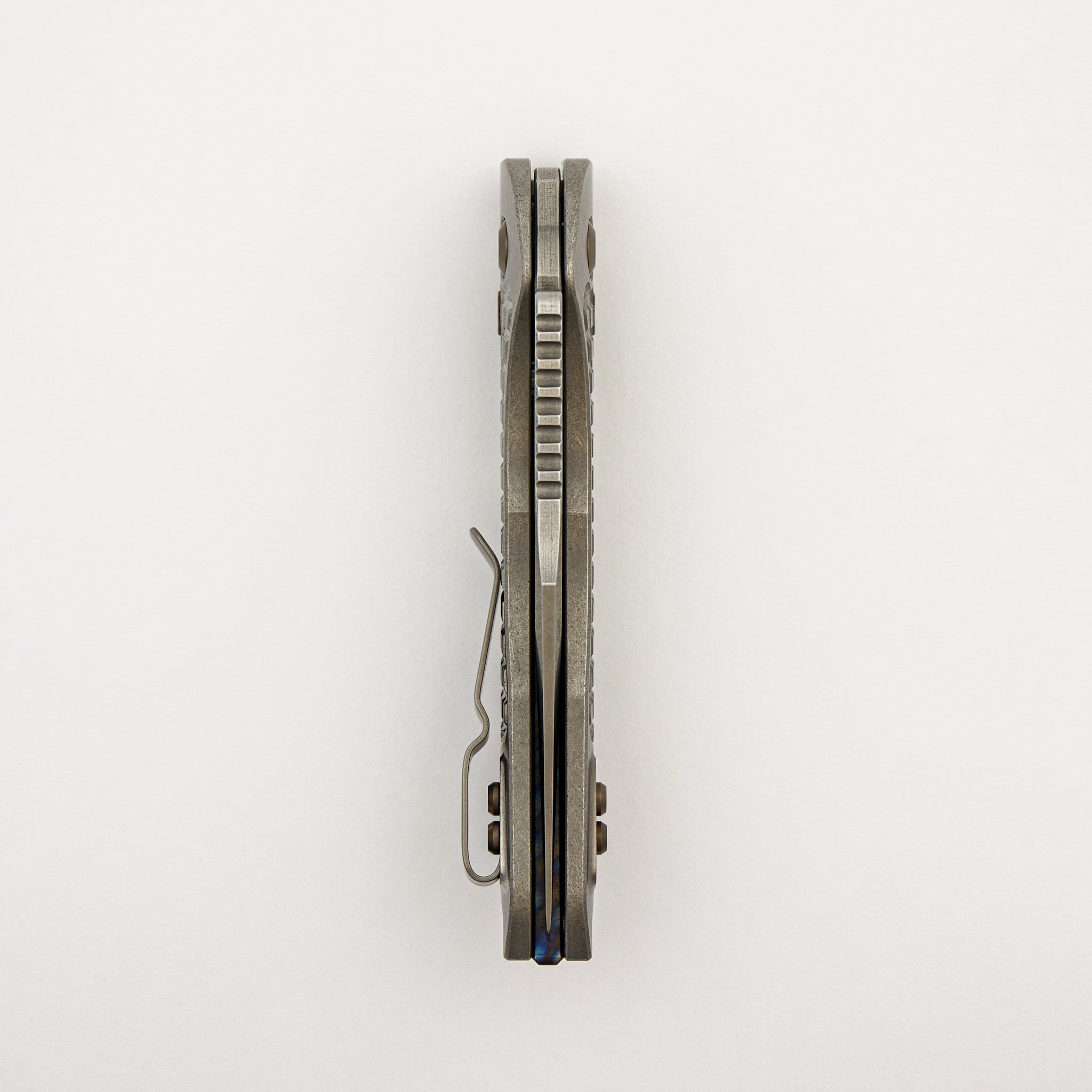 "Marfione Select" Stitch - RAM-LOK Stonewash Finish Frag Pattern Titanium W/ Flamed Titanium Accent 169RL-10FRMS4