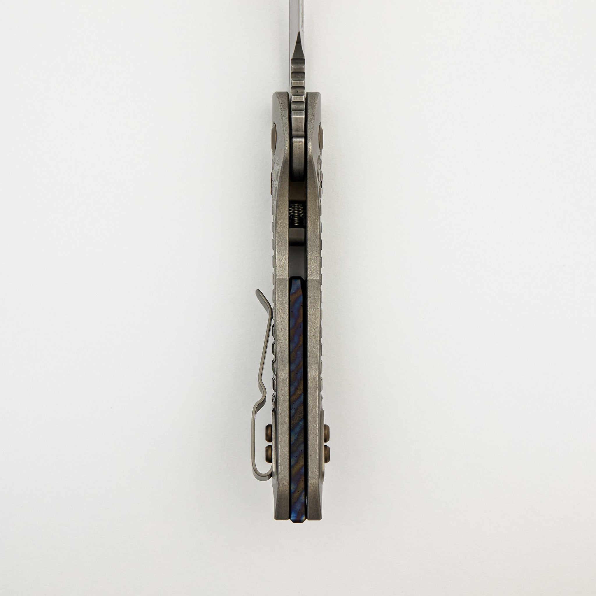 "Marfione Select" Stitch - RAM-LOK Stonewash Finish Frag Pattern Titanium W/ Flamed Titanium Accent 169RL-10FRMS4