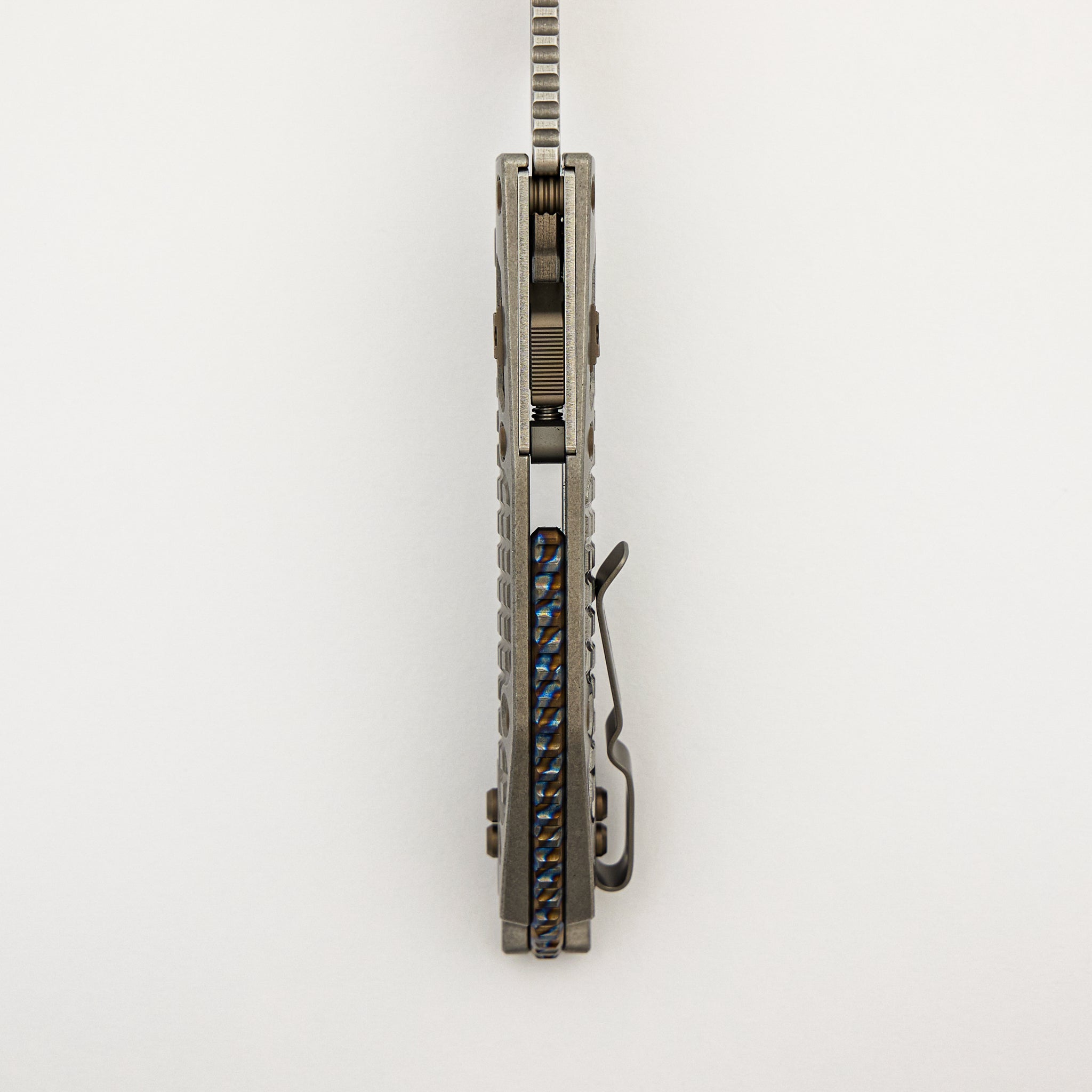 "Marfione Select" Stitch - RAM-LOK Stonewash Finish Frag Pattern Titanium W/ Flamed Titanium Accent 169RL-10FRMS4