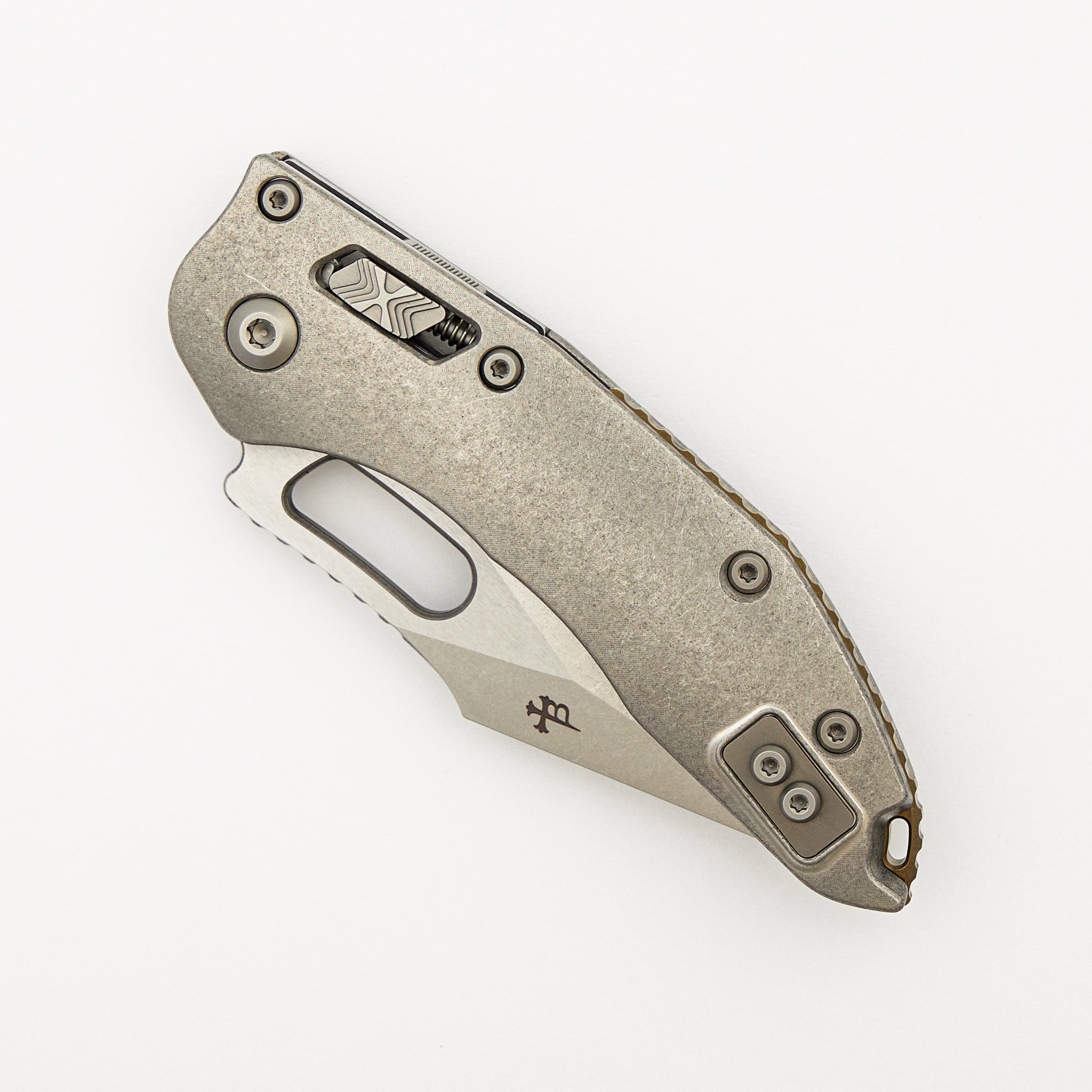 "Marfione Select" Stitch - RAM-LOK Stonewash Finish Slab Side Titanium W/ Bronze Titanium Accent 169RL-10MS1